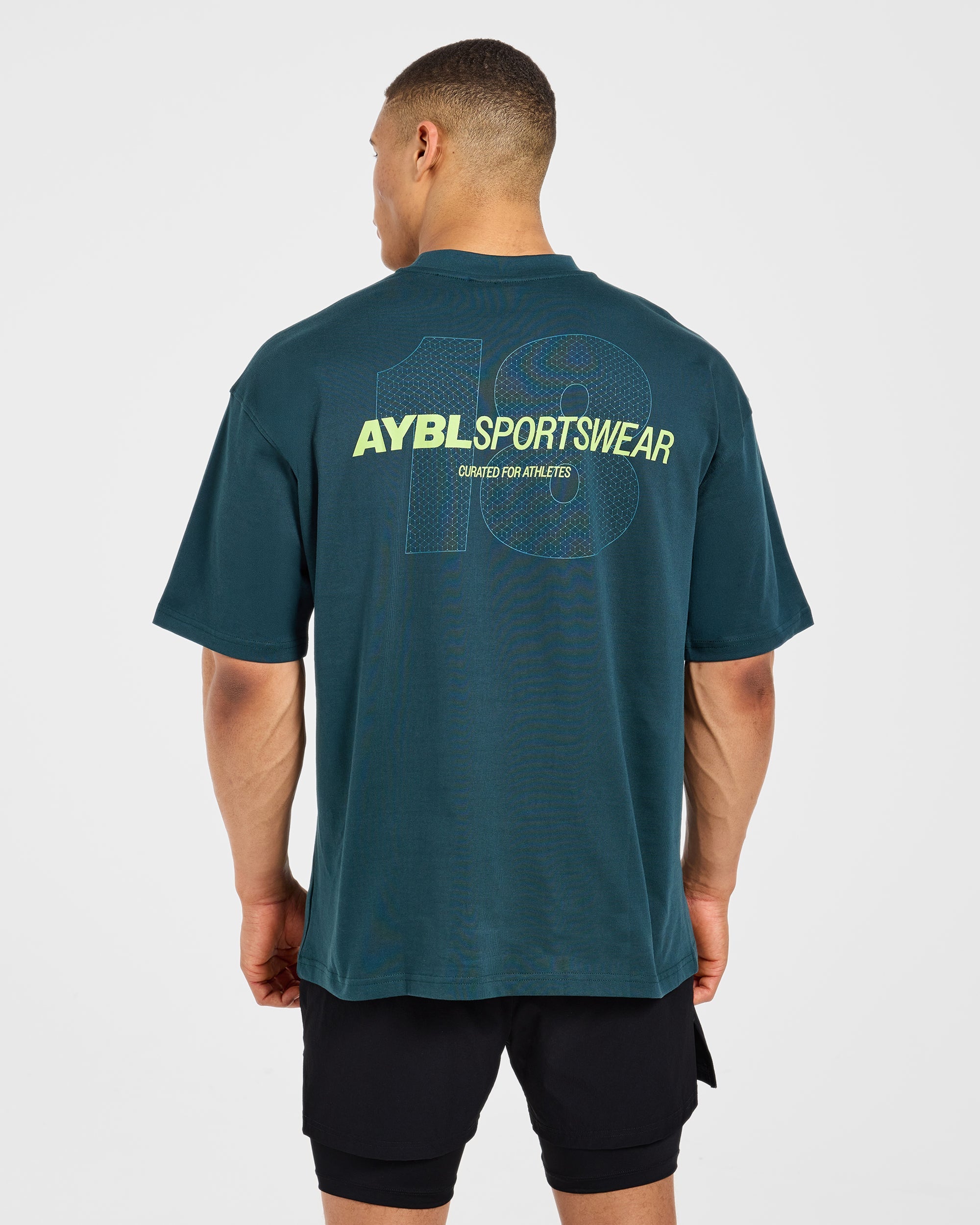 AYBL Sportswear 18 Oversized T Shirt - Teal Vert