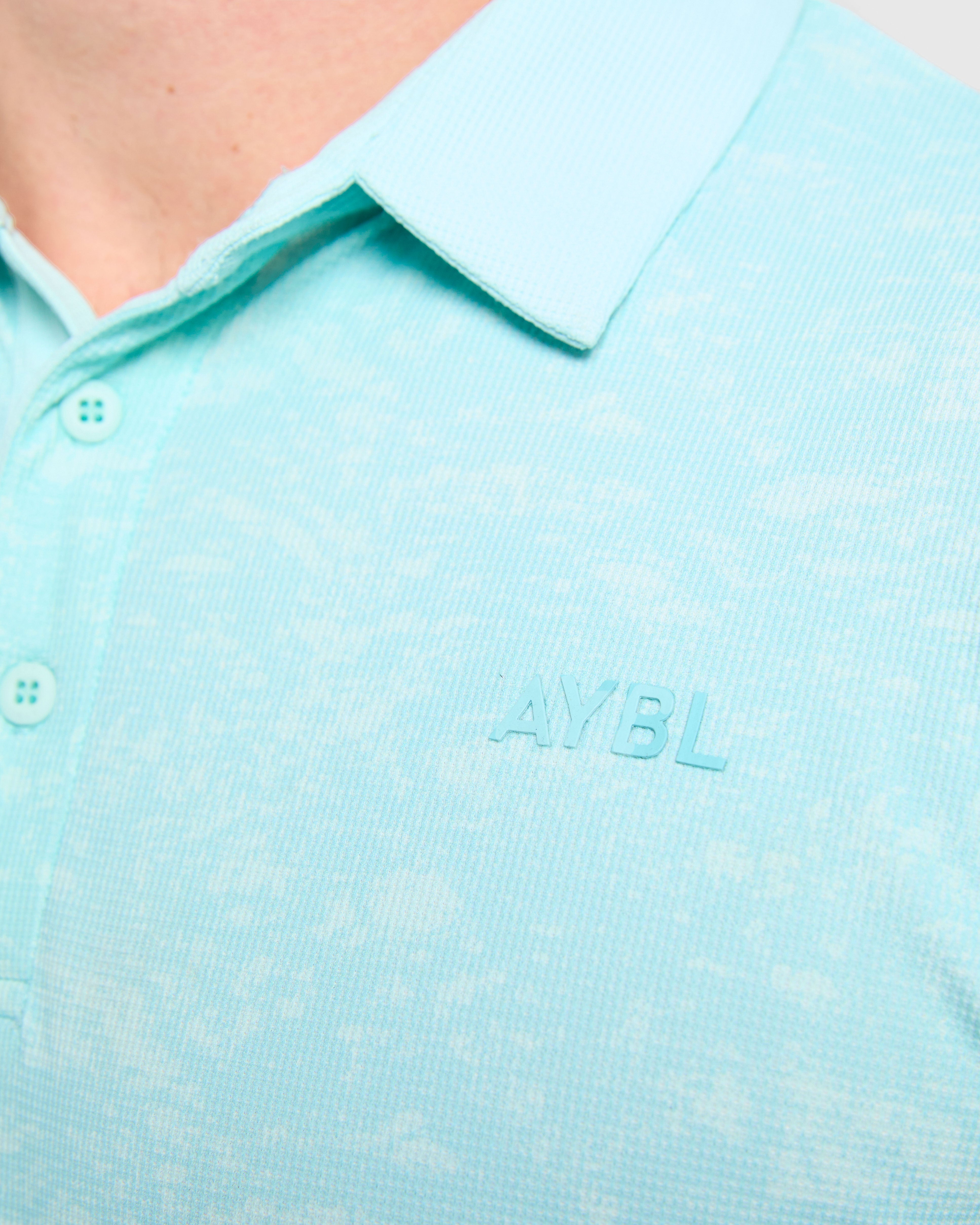 Precision Texture Polo - Summer Bleu