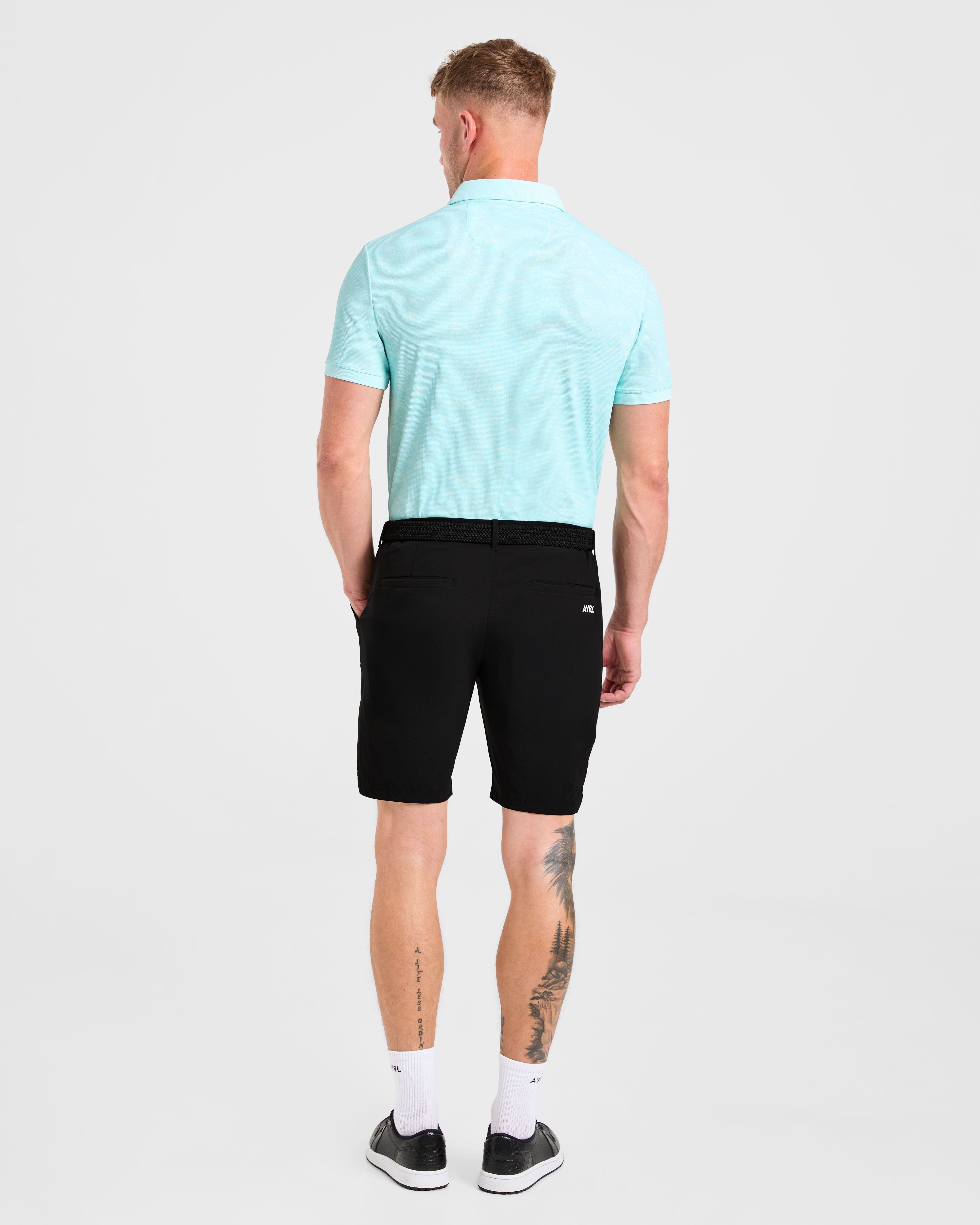 Precision Texture Polo - Summer Bleu