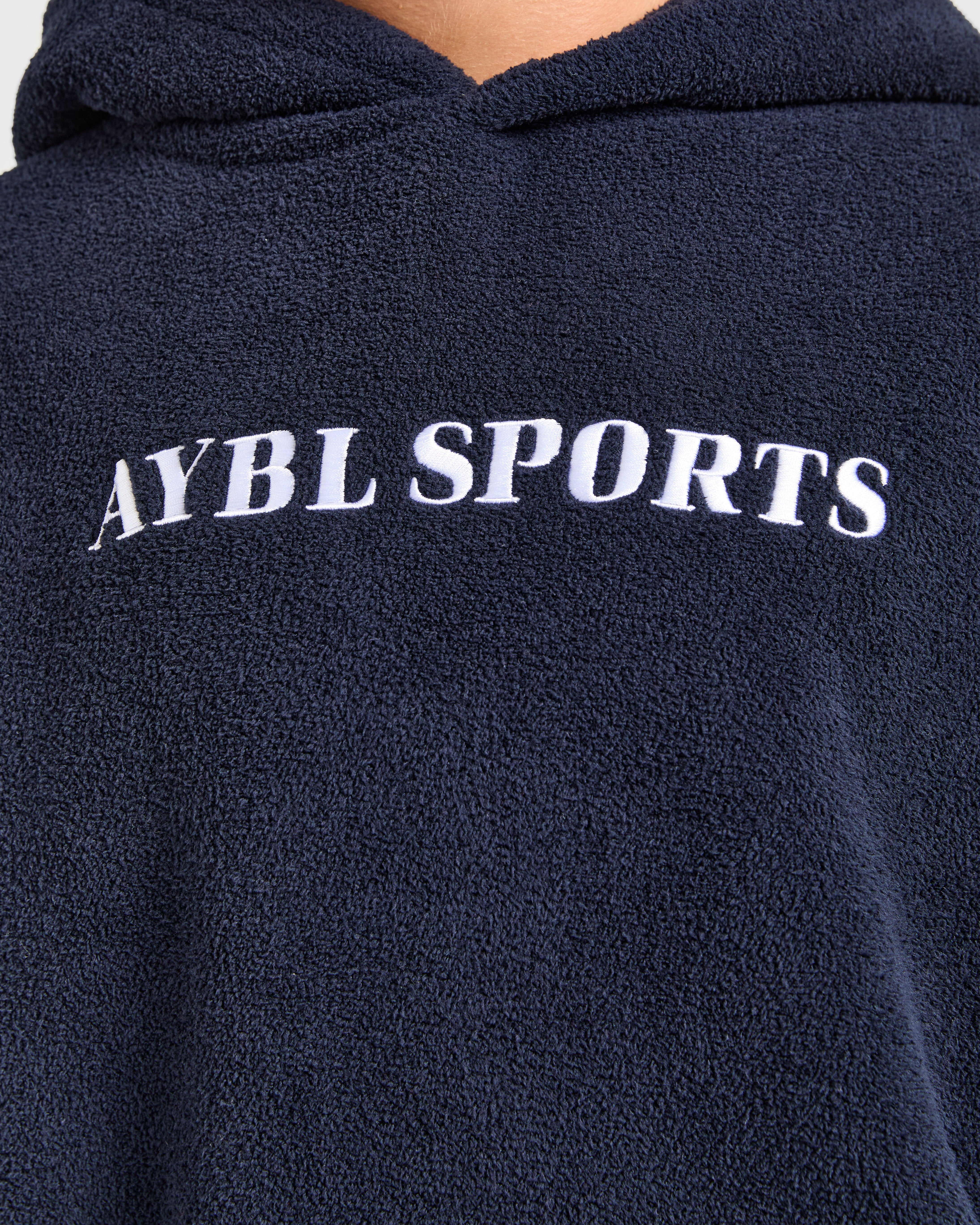 AYBL Sports Oversized Fleece Hoodie - Navy