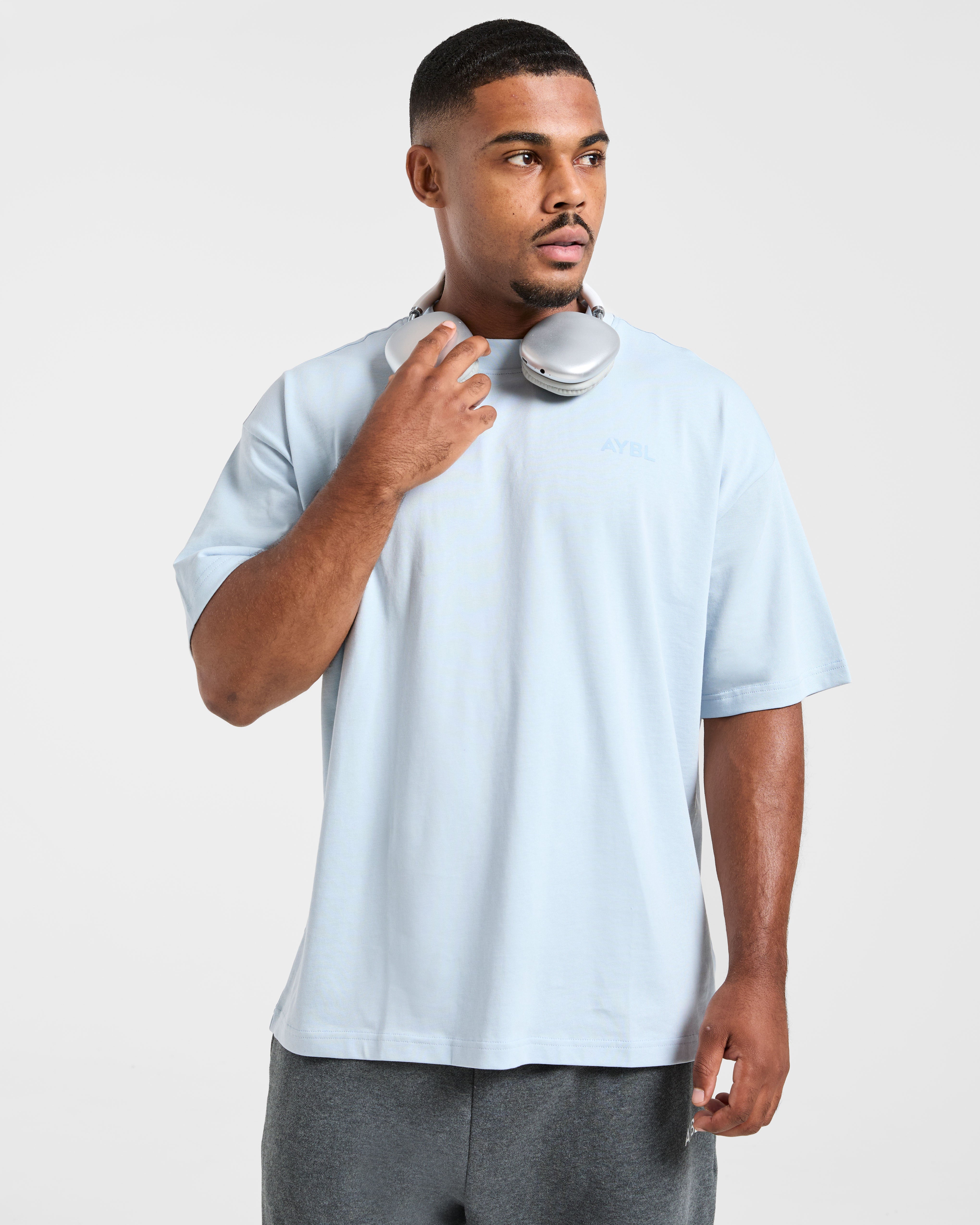 Essential Oversized T Shirt - Light Bleu
