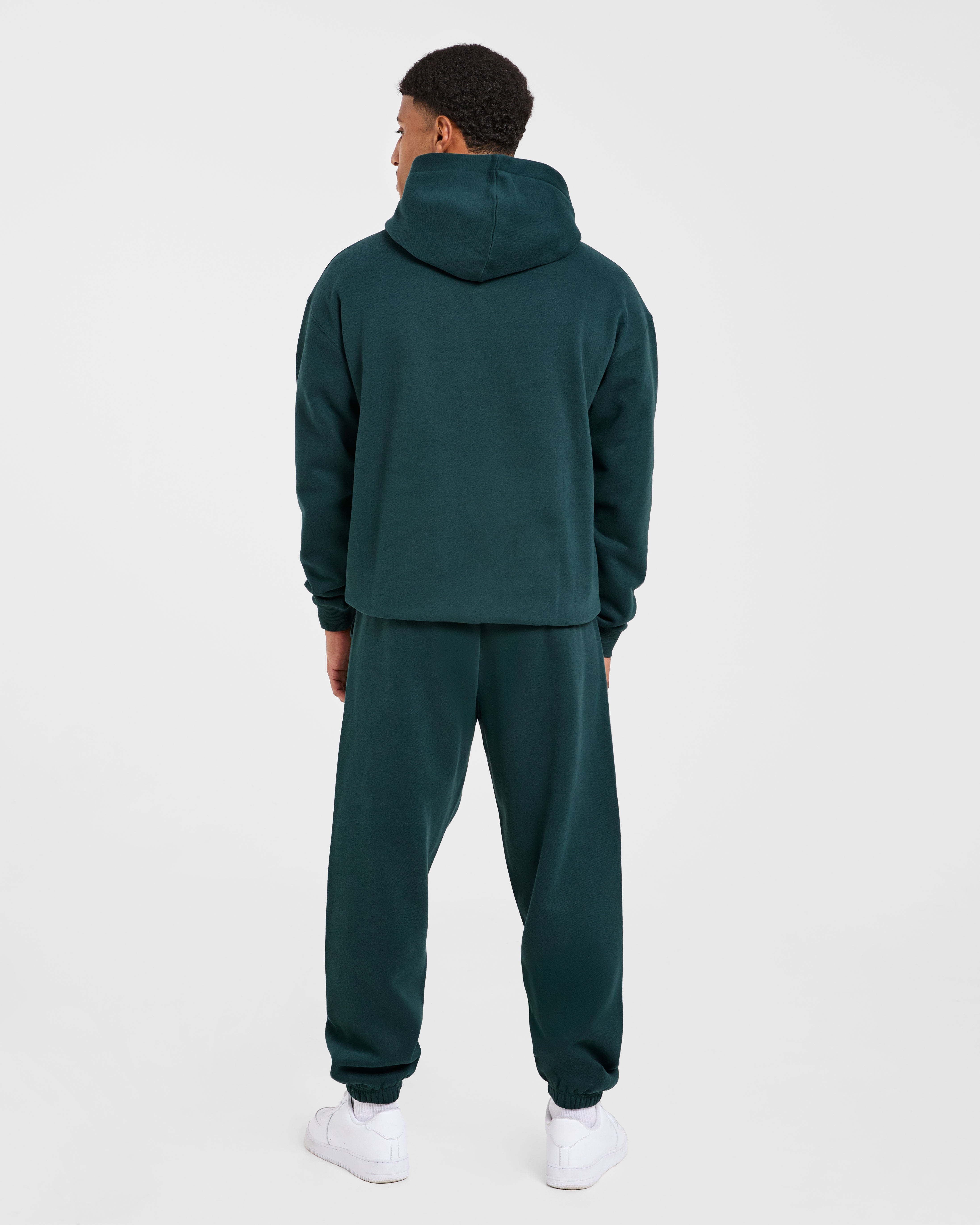 Academy Oversized Joggers - Pine Vert