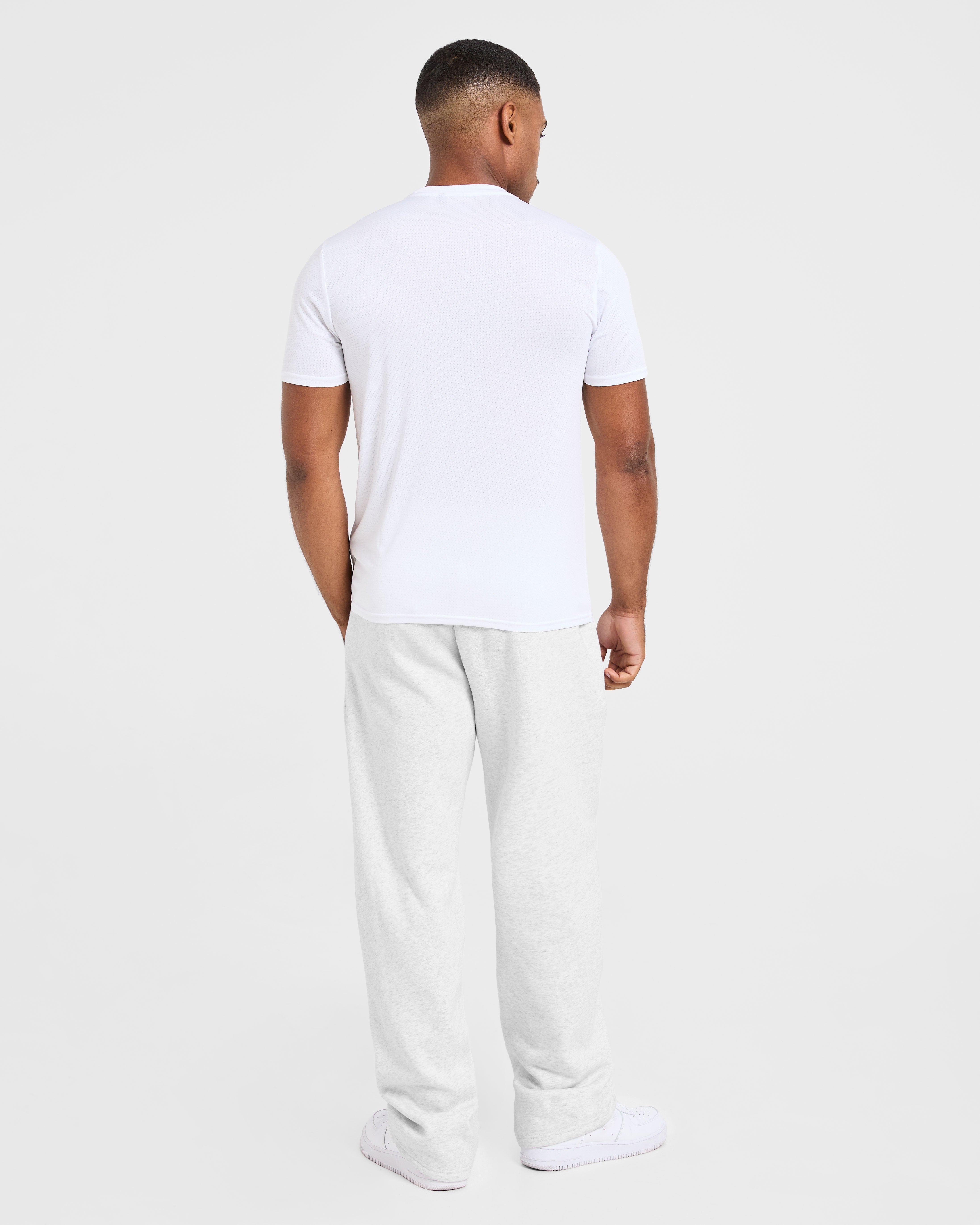Essential Oversized Straight Leg Joggers - Gris Marl