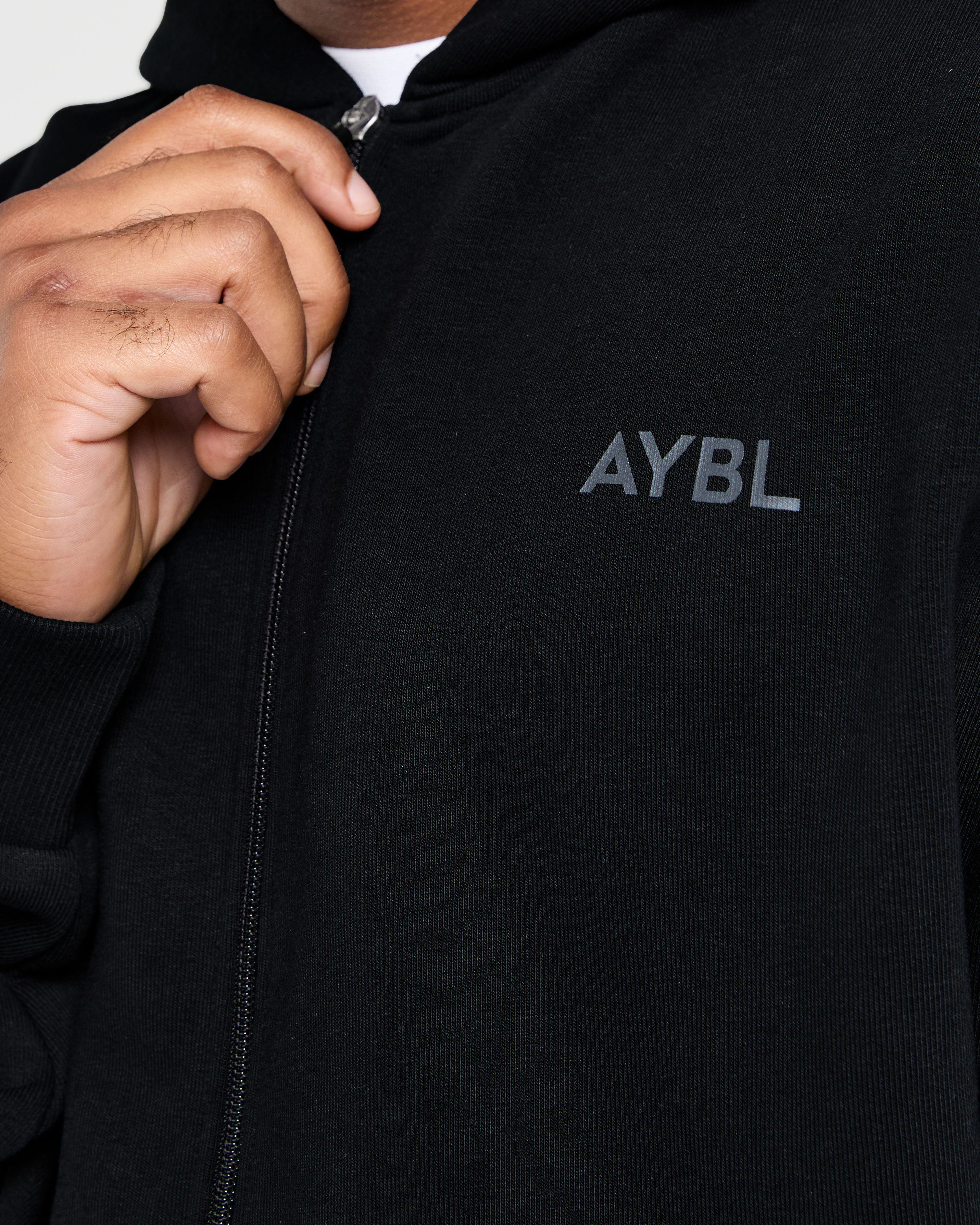 Craft Oversized Zip Up Hoodie - Noir