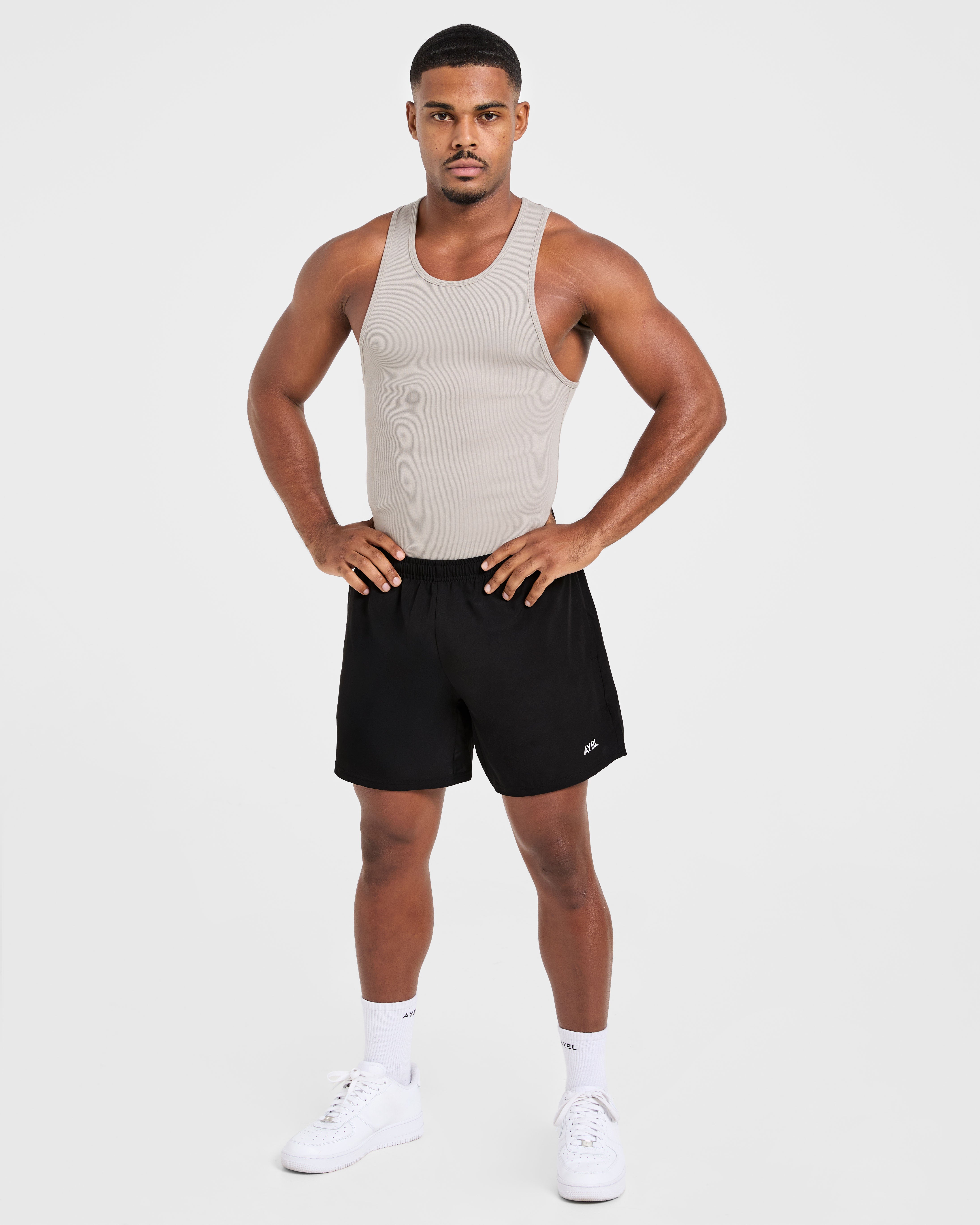 Muscle Ribbed Tank - Cloud Gris