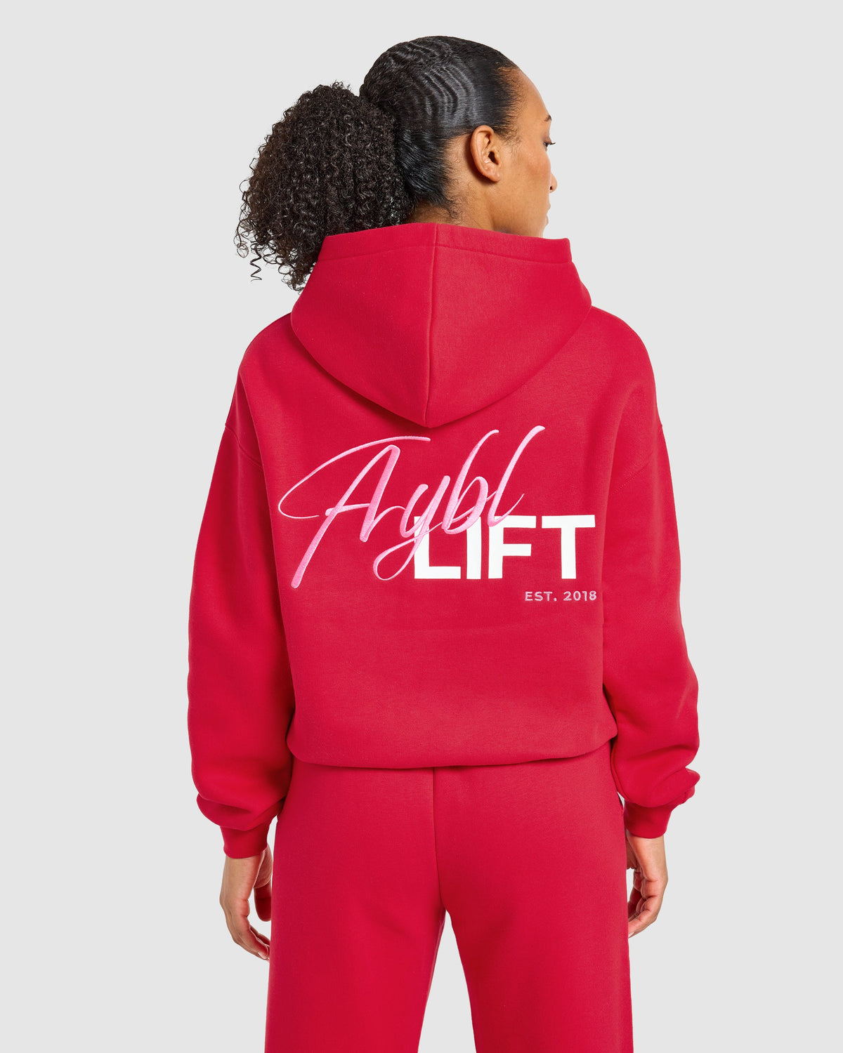 Lift Graphic 2.0 Oversized Hoodie - Rouge