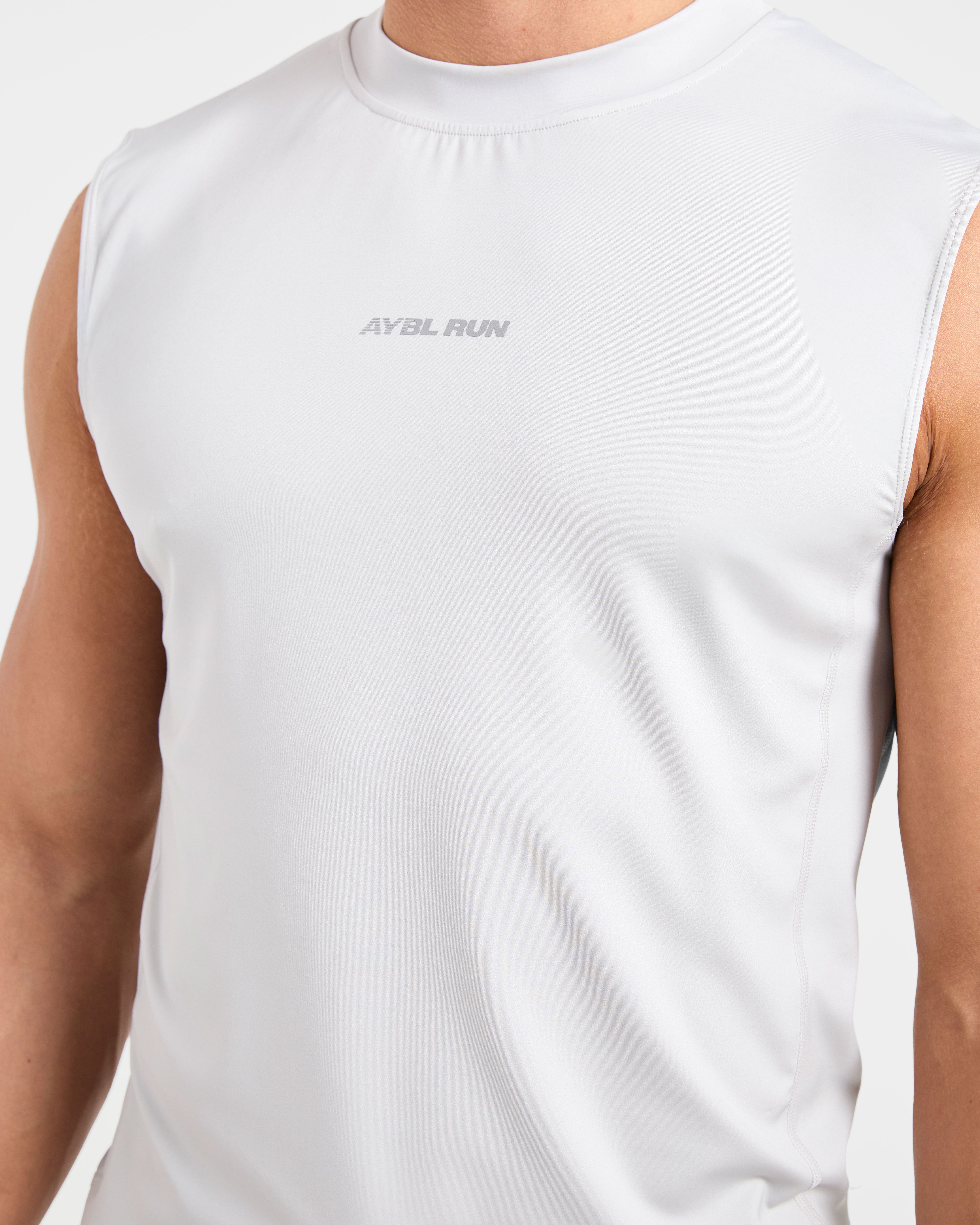 Run Slim Tank - Ice Gris