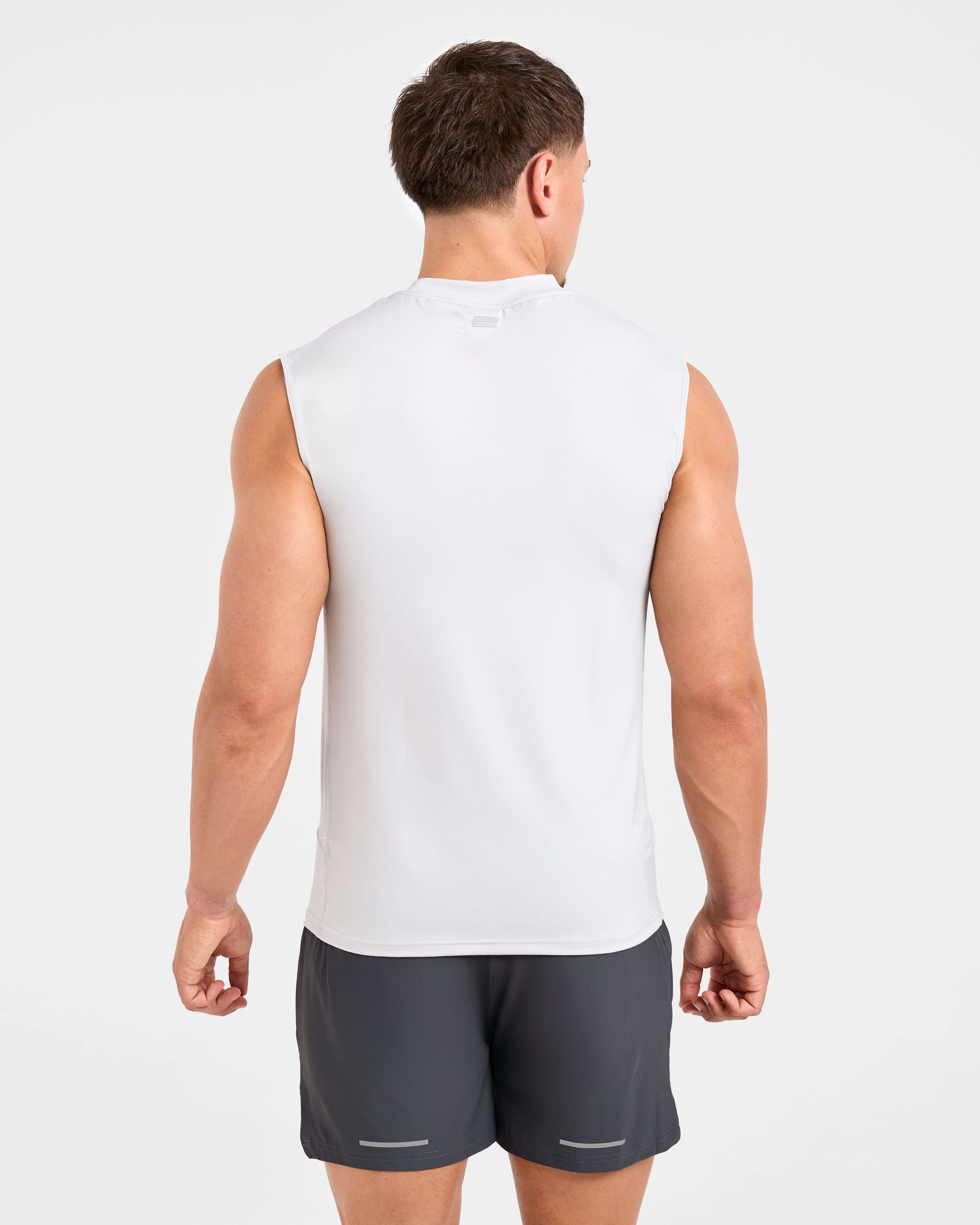 Run Slim Tank - Ice Gris