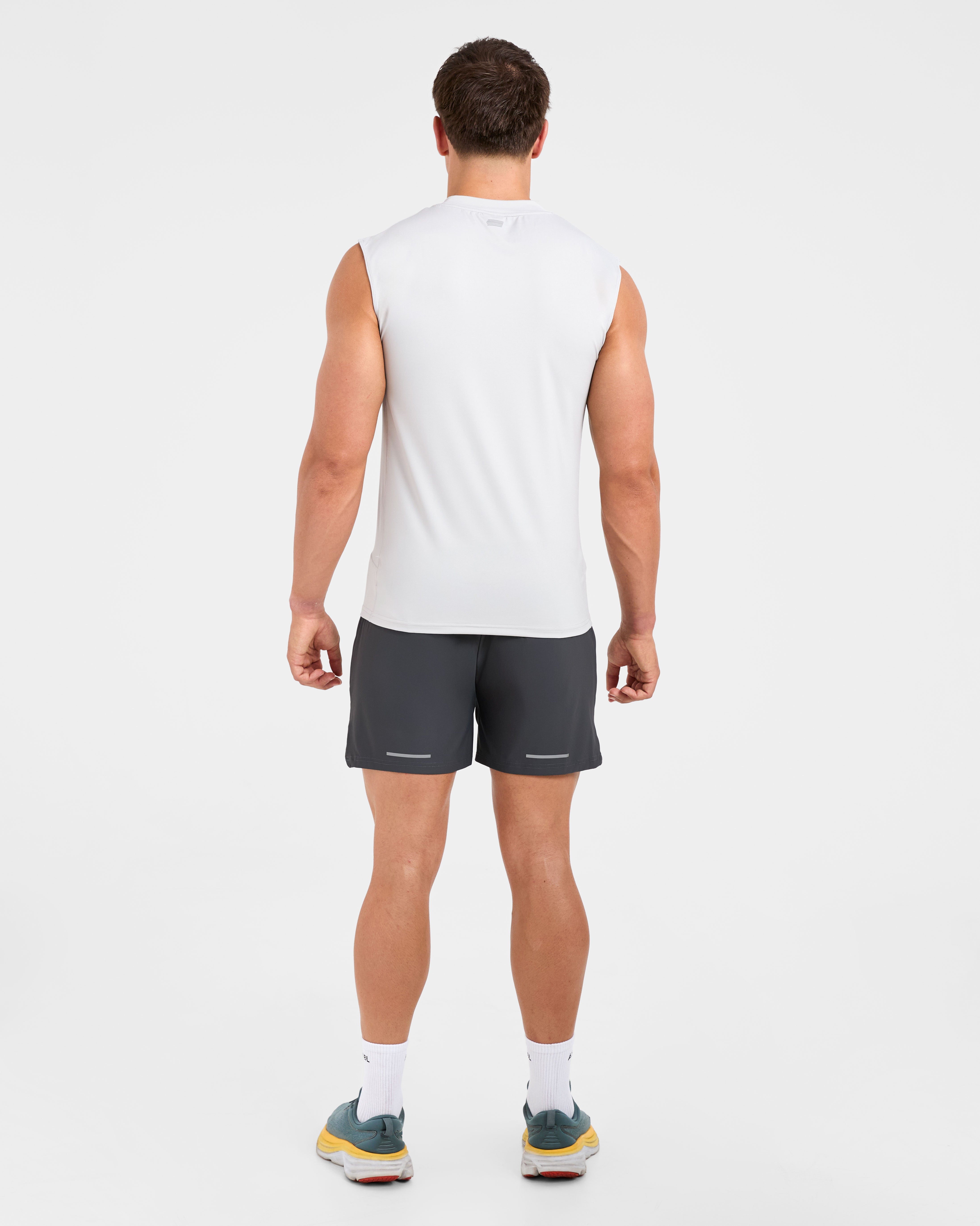 Run Slim Tank - Ice Gris