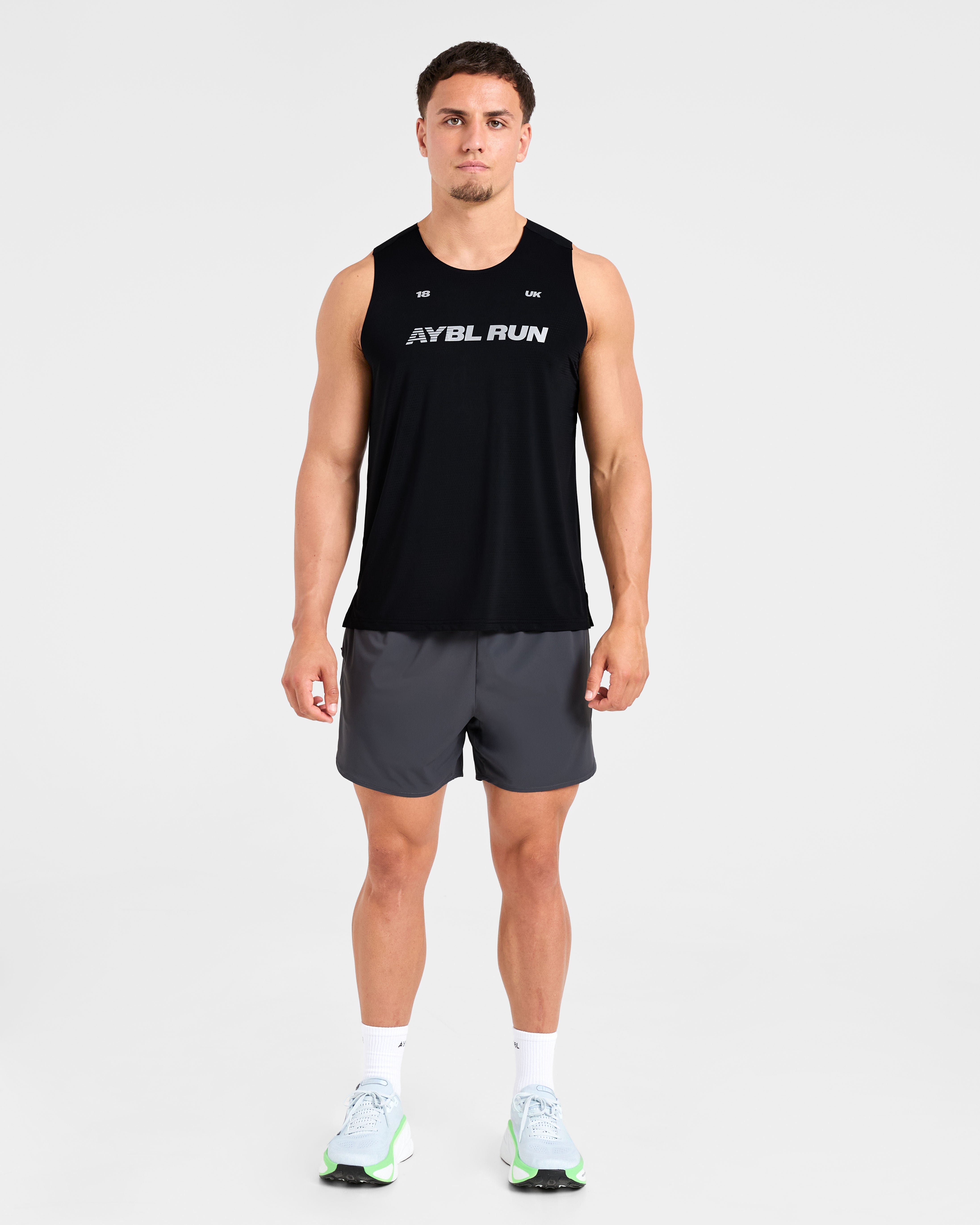 Run Speed Shorts - Hurricane Gris