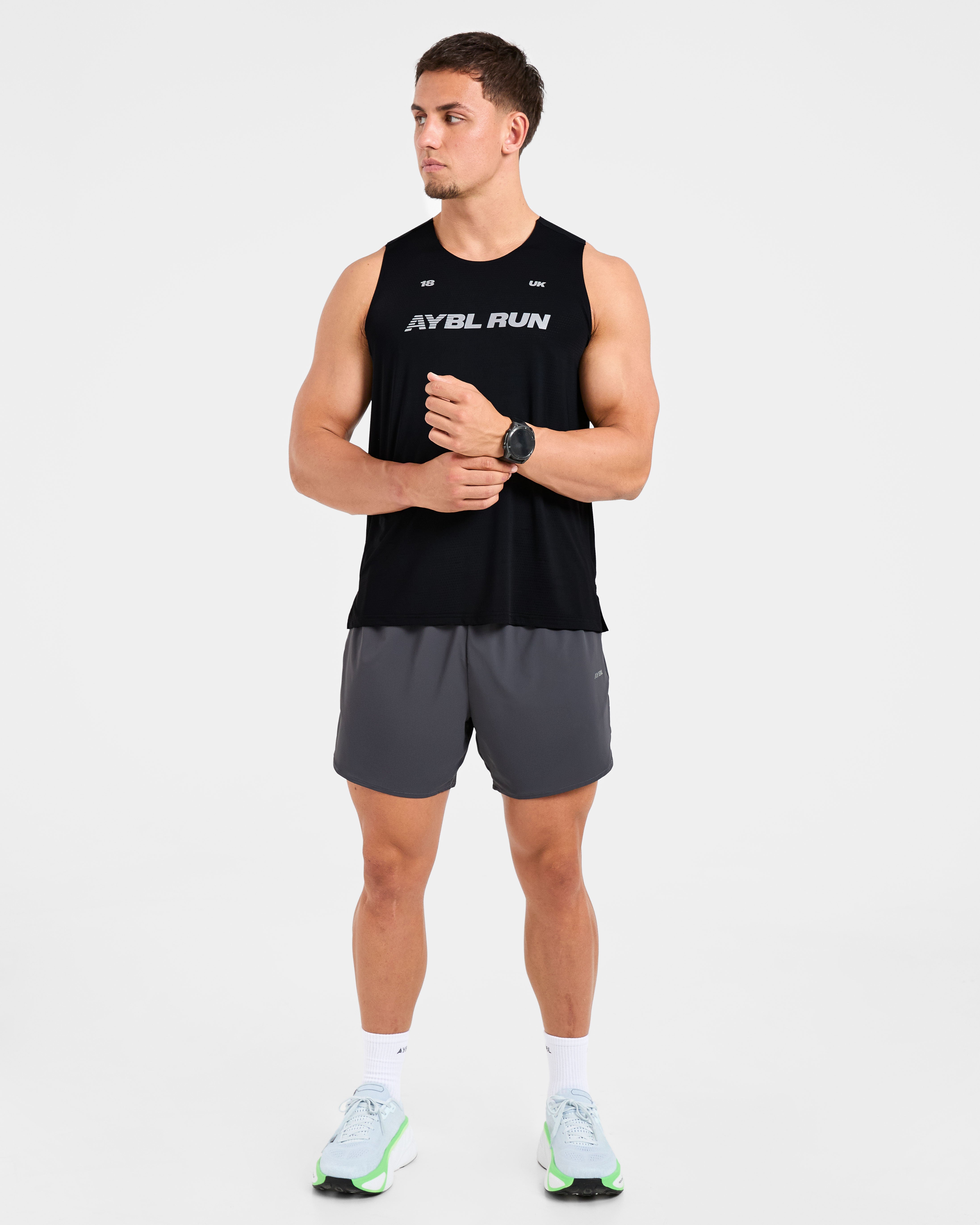 Run Speed Shorts - Hurricane Gris