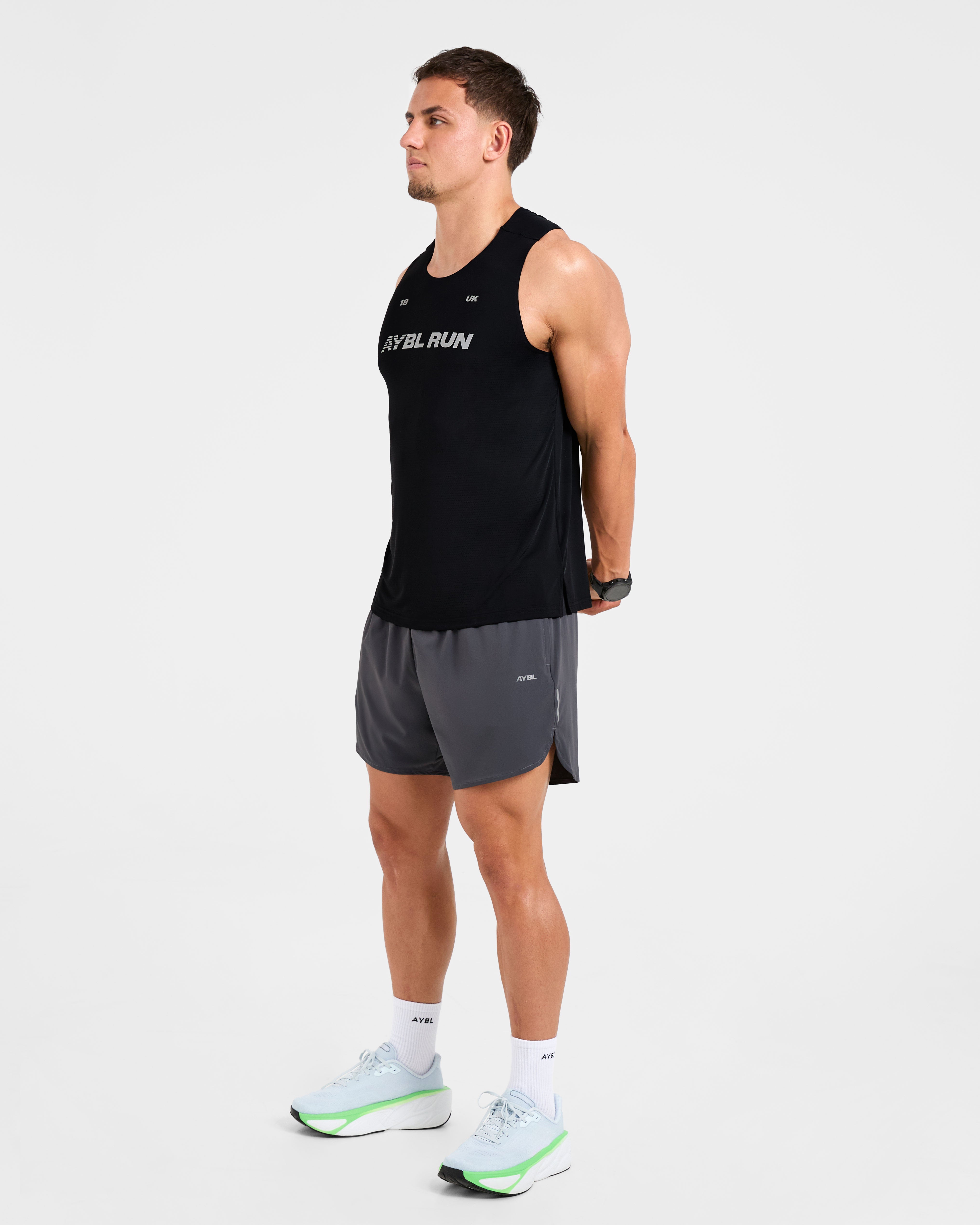 Run Speed Shorts - Hurricane Gris