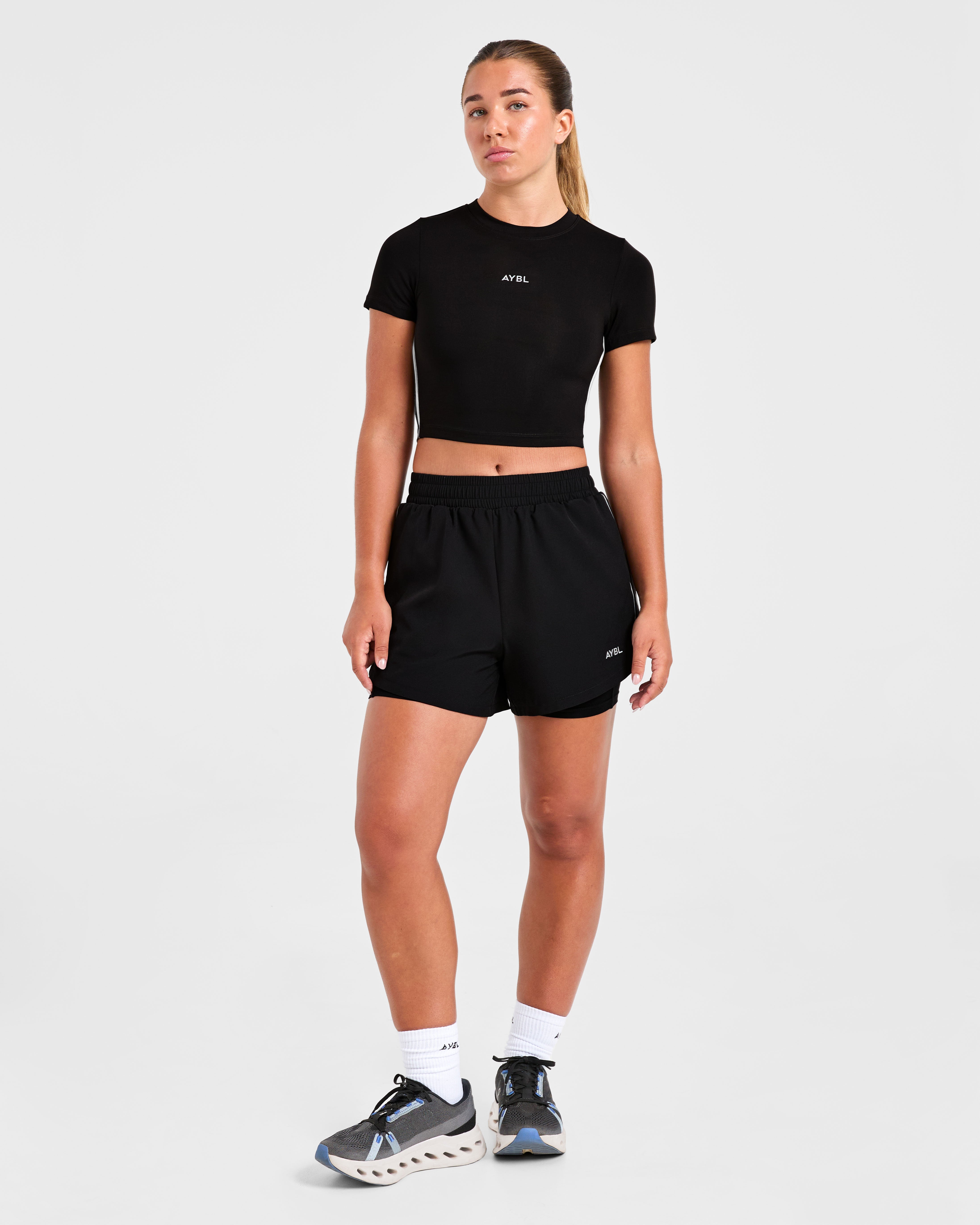 Run Top - Noir