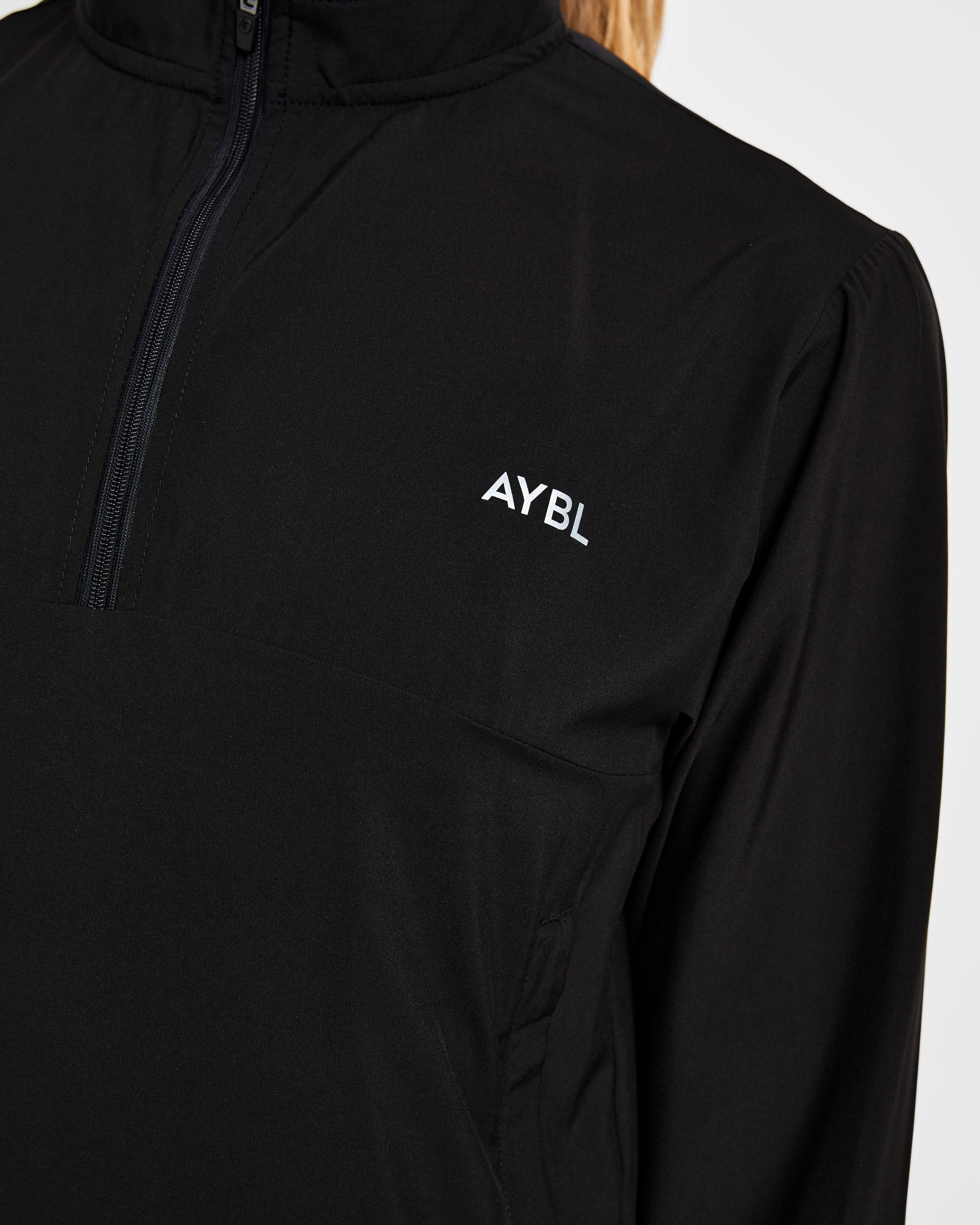 Run 1/2 Zip Jacket - Noir