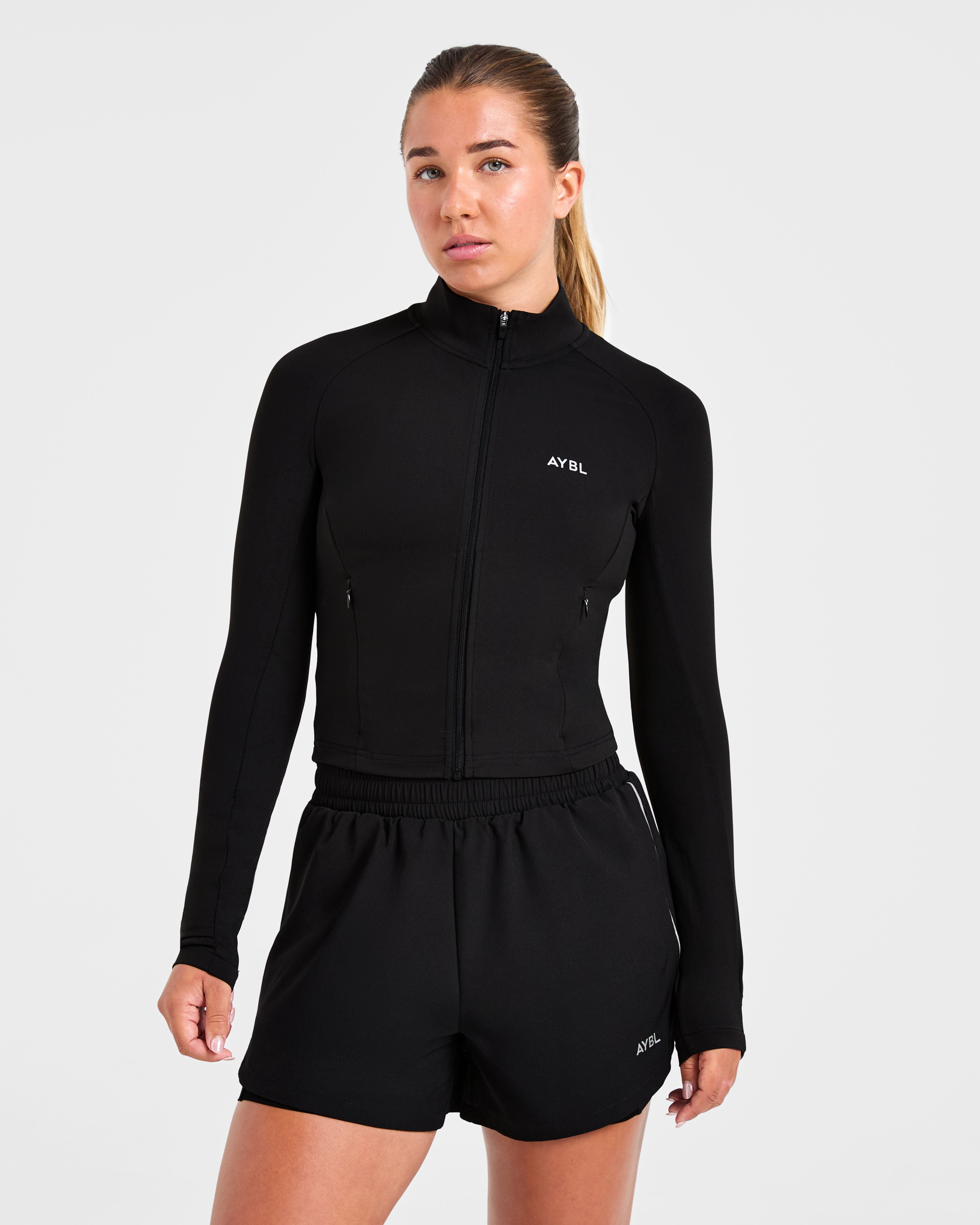 Run Zip Jacket - Noir