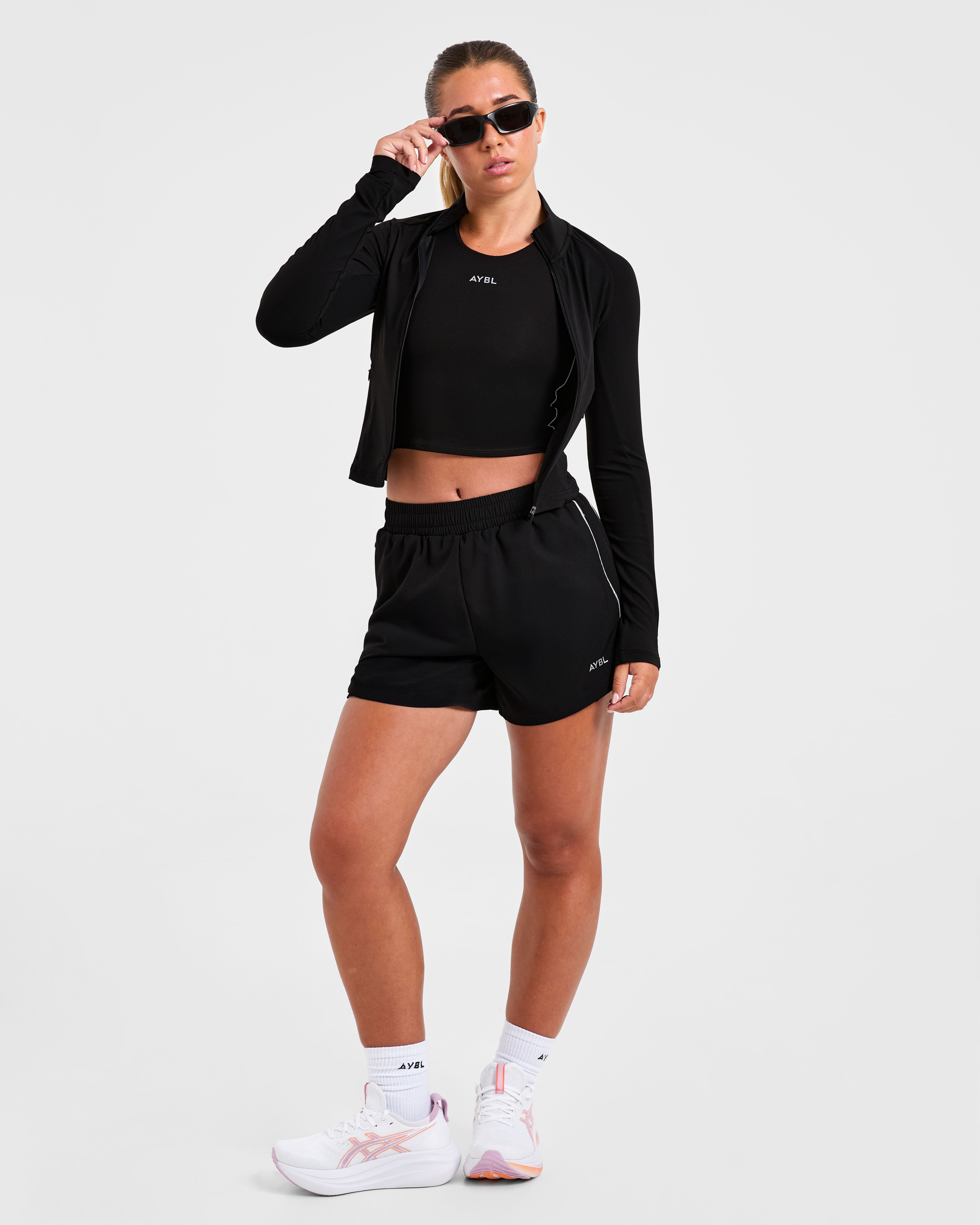 Run Zip Jacket - Noir