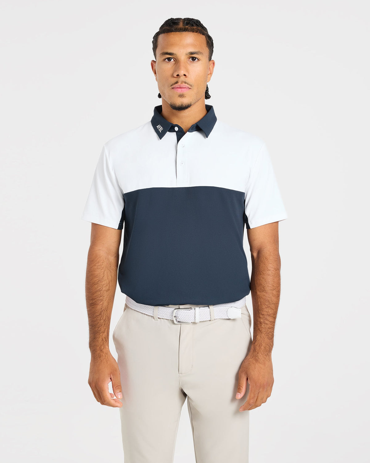 Precision Block Polo - Navy