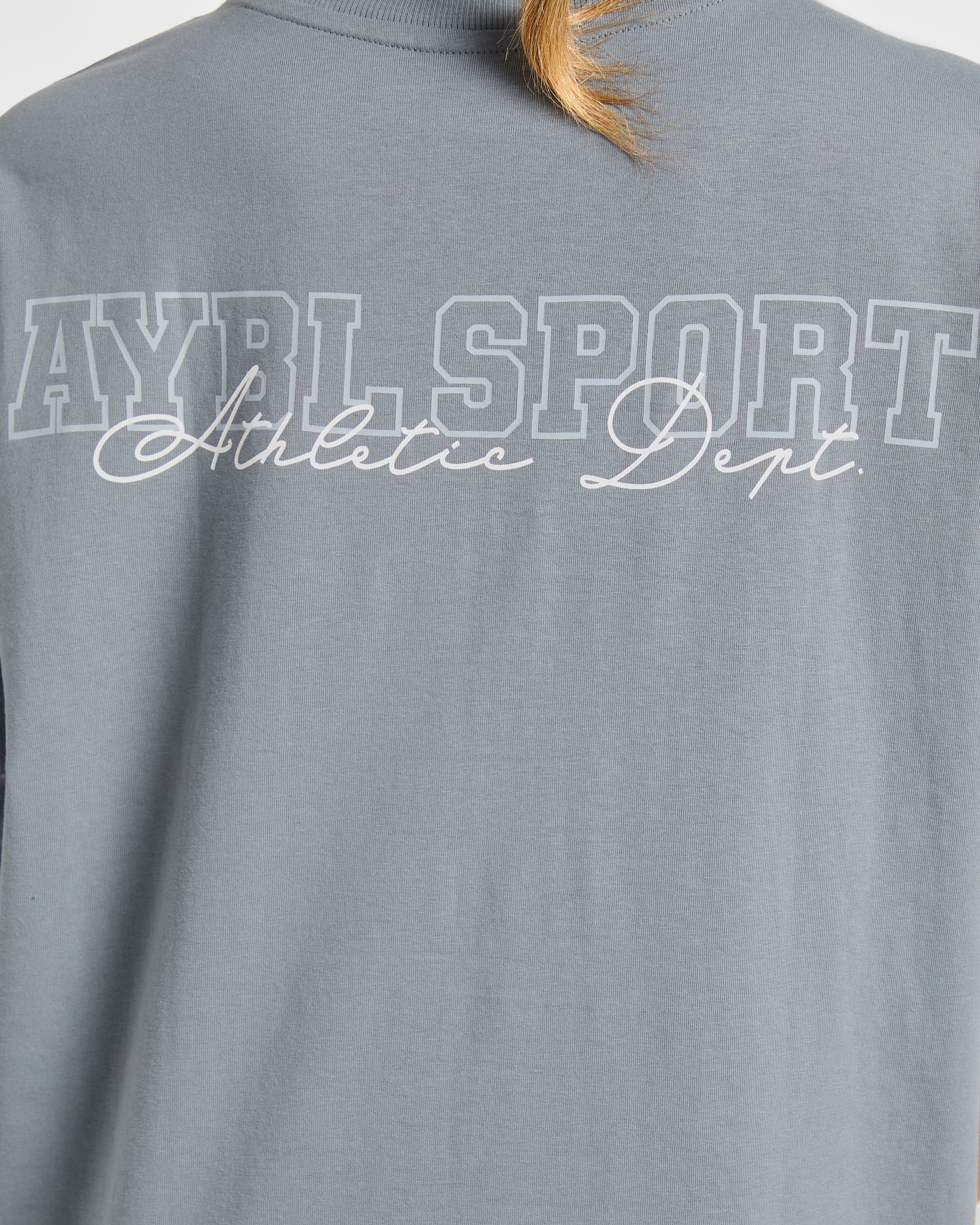 Varsity Dept. Oversized T Shirt - Slate Gris