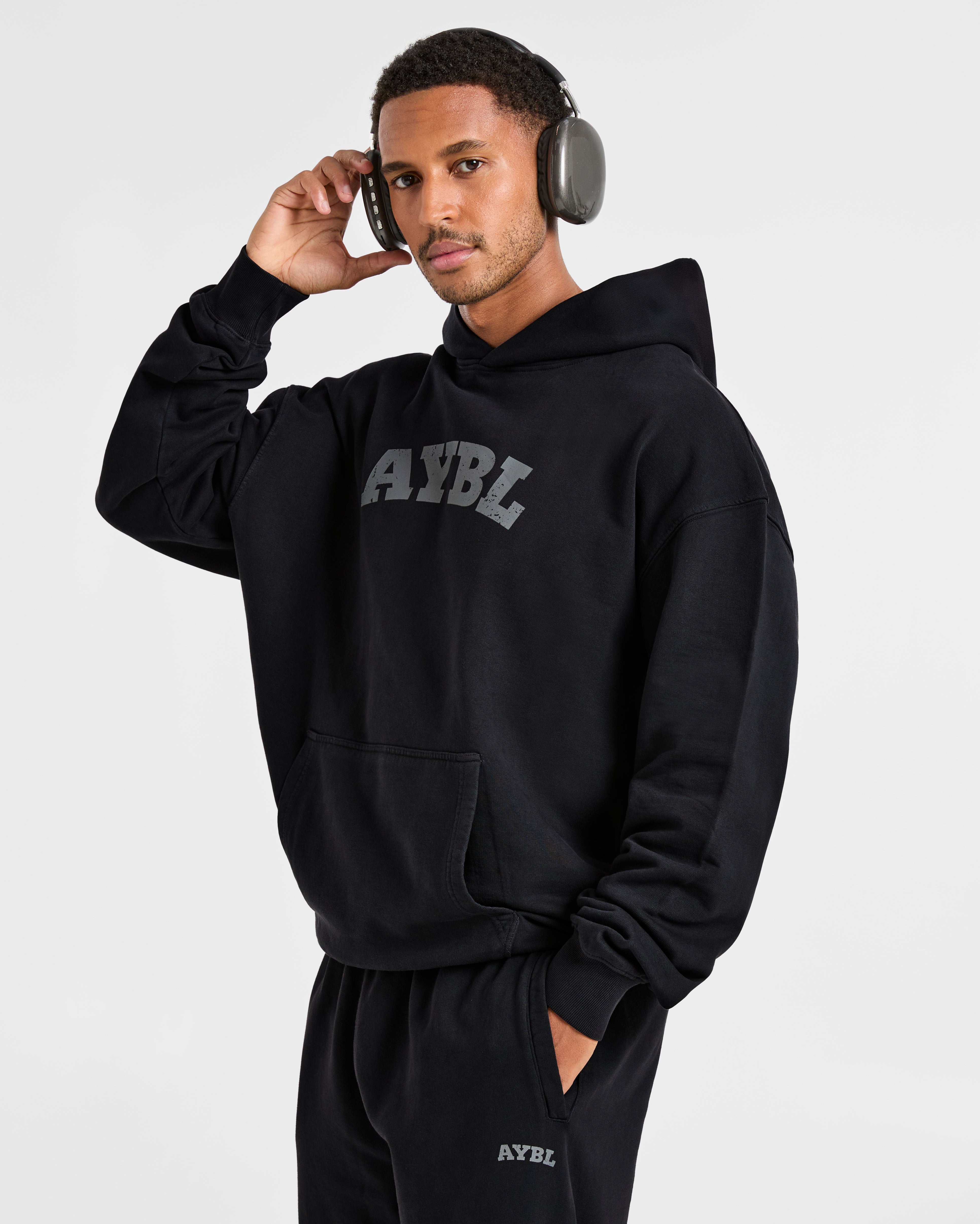 Elite Hoodie - Noir/Charcoal
