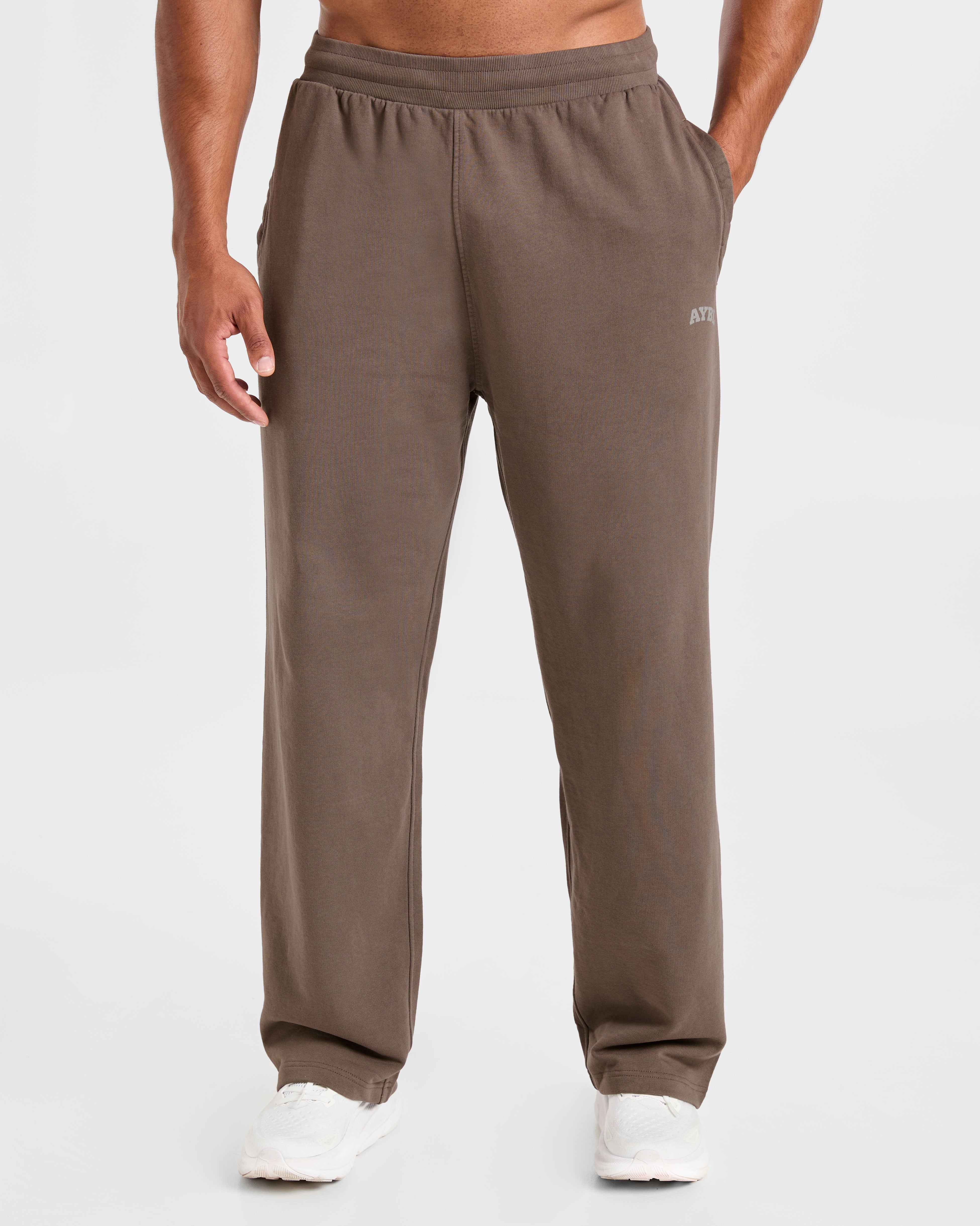 Elite Straight Leg Joggers - Umber Marron