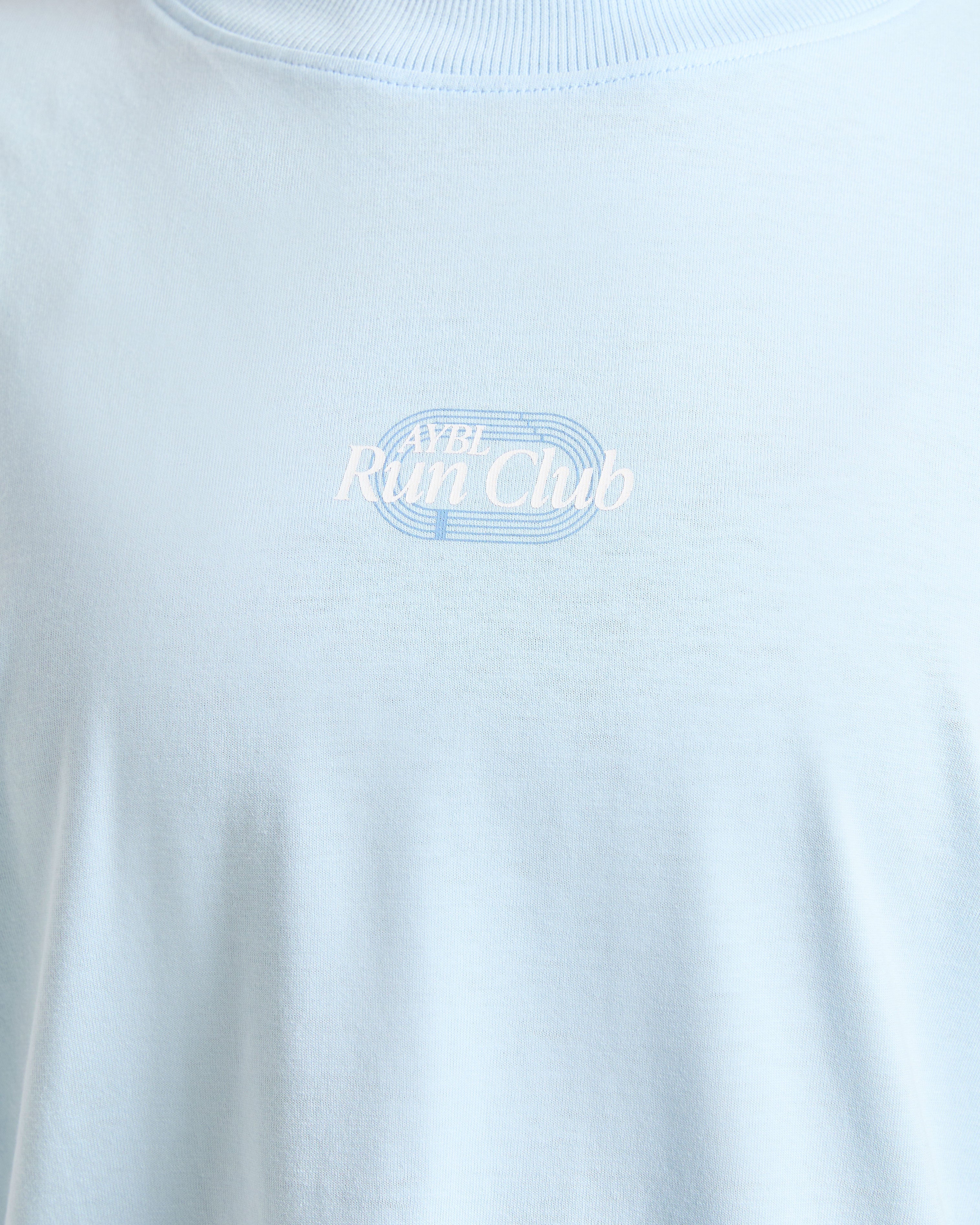 Run Club Oversized T Shirt - Bleu