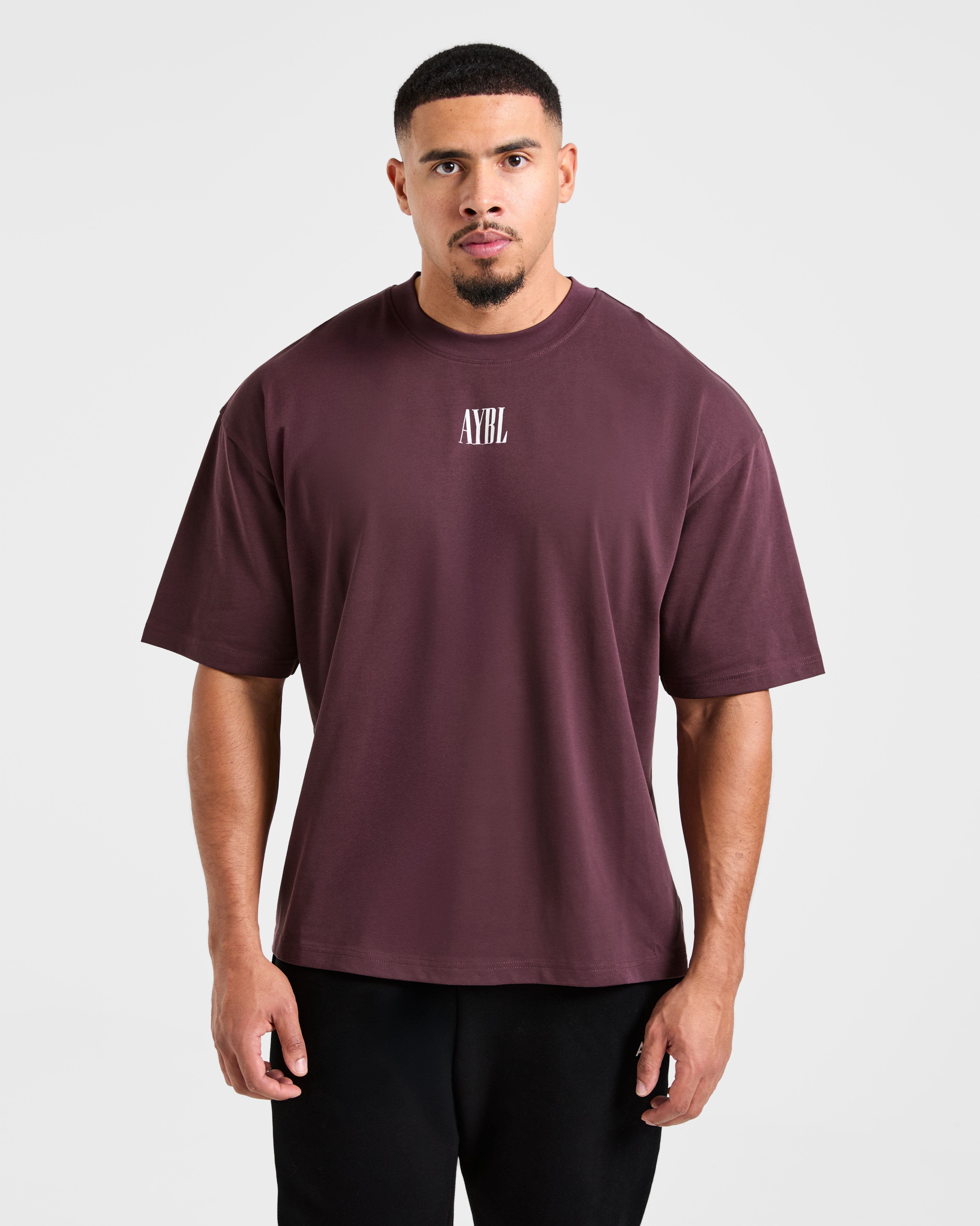 Strength Of Titans Oversized T Shirt - Smoke Berry