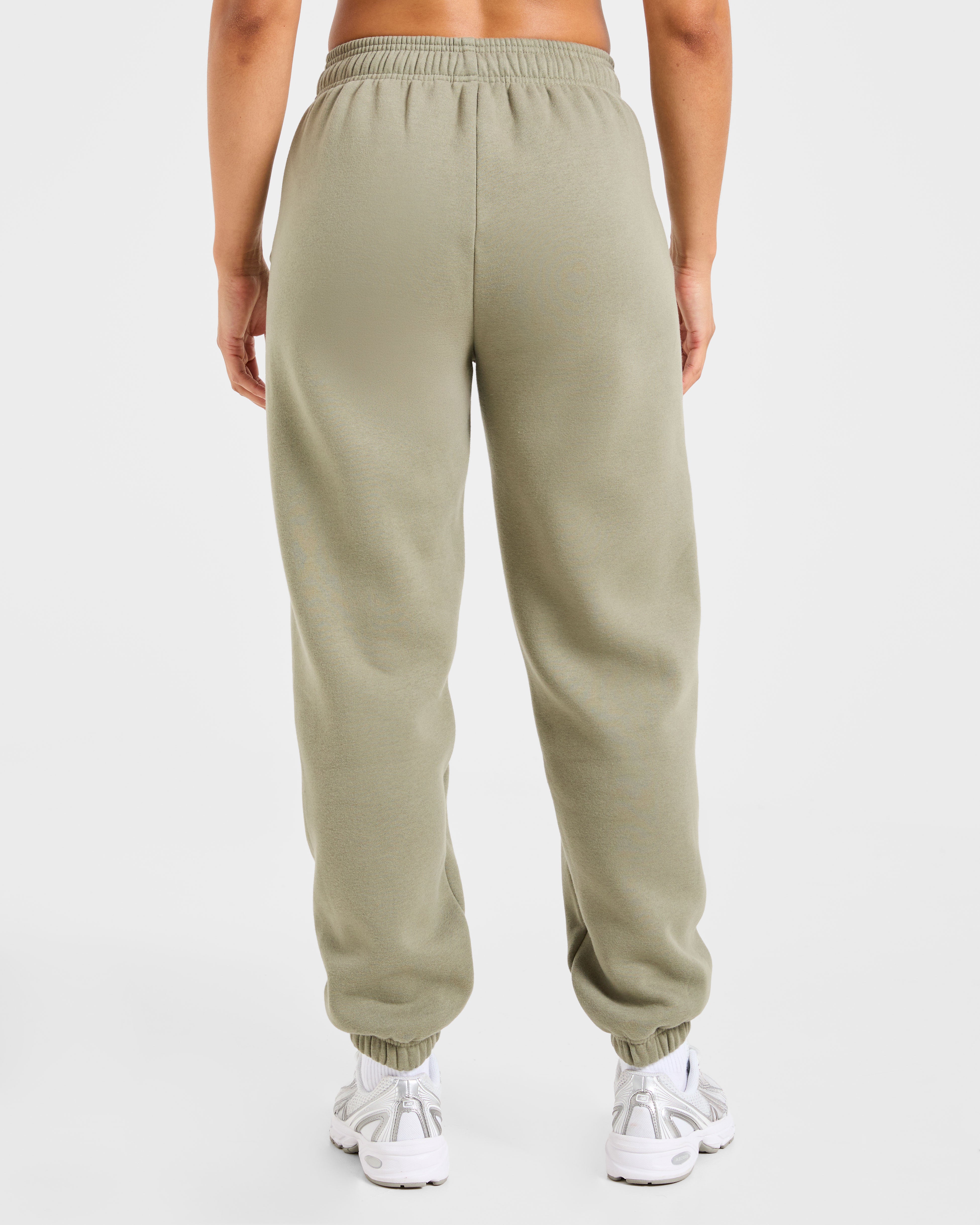 Sports Essentials Oversized Joggers - Muted Olive