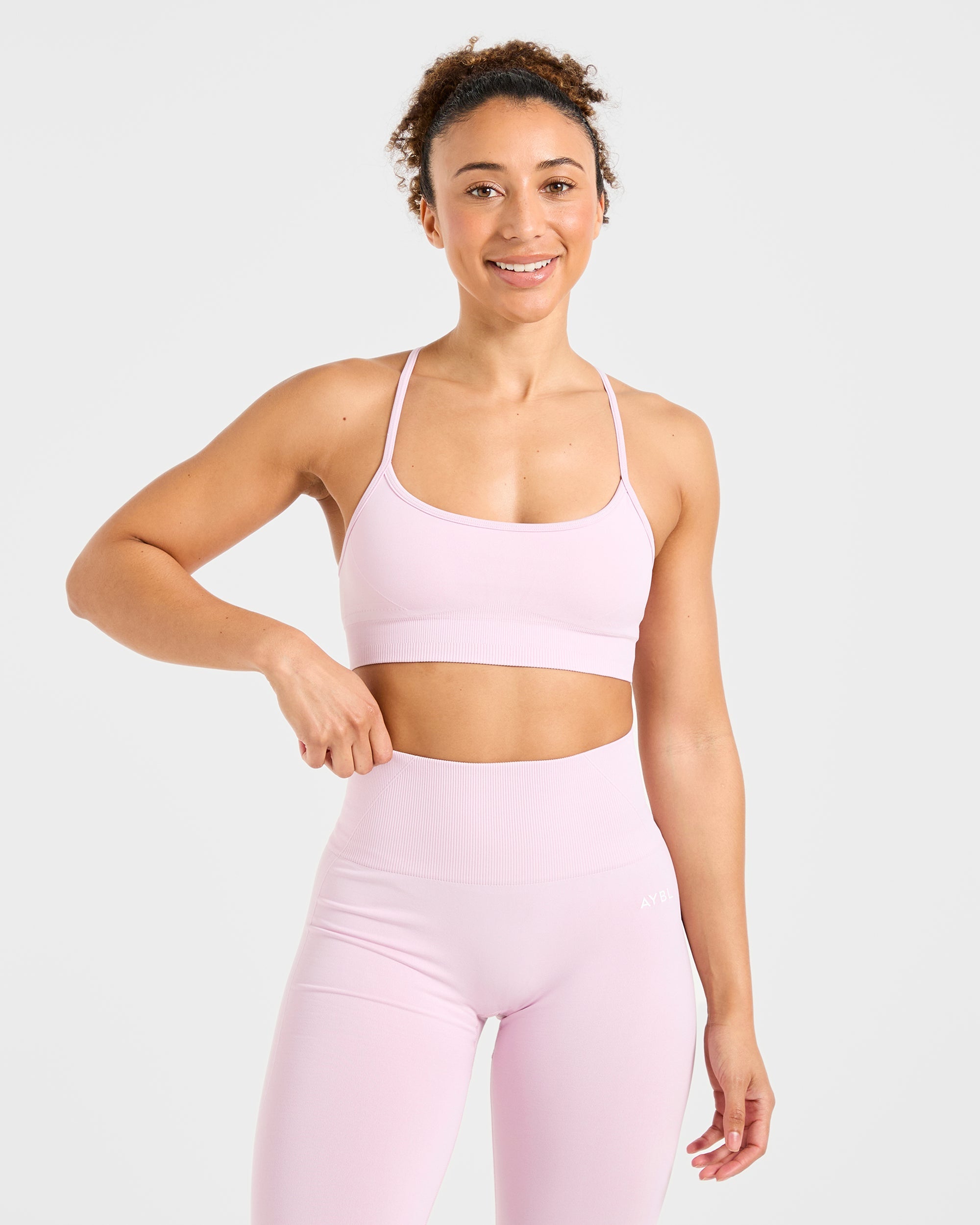 Empower Seamless Sports Bra - Iced Rose