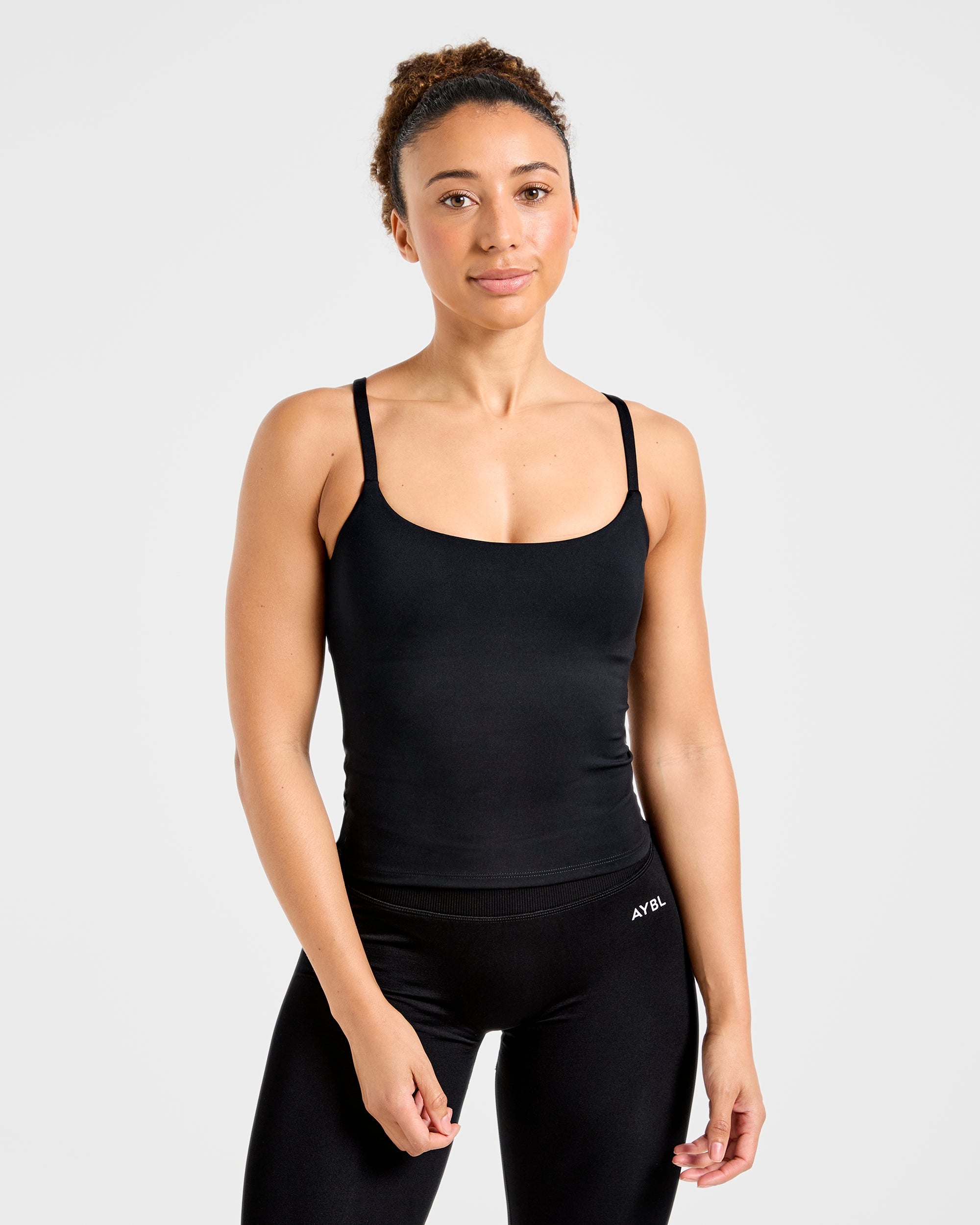 Essential Strappy Tank Top - Noir
