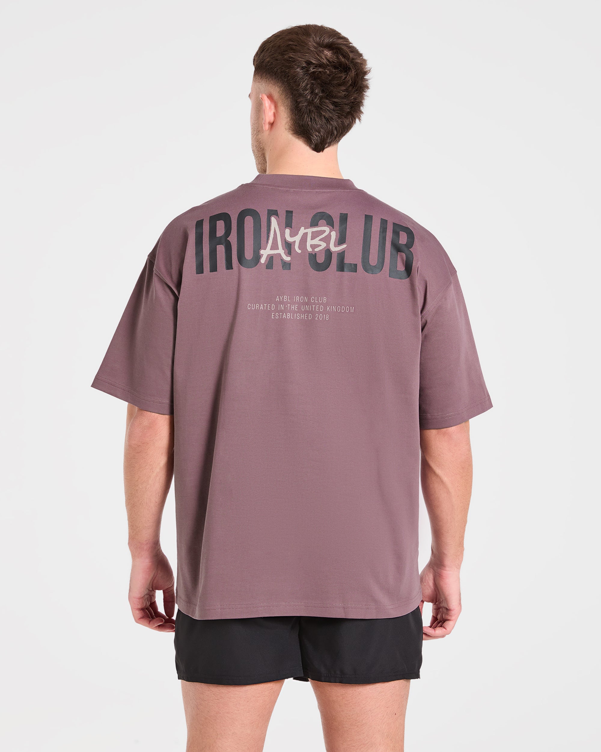 AYBL Iron Club Oversized T Shirt - Flint Violet