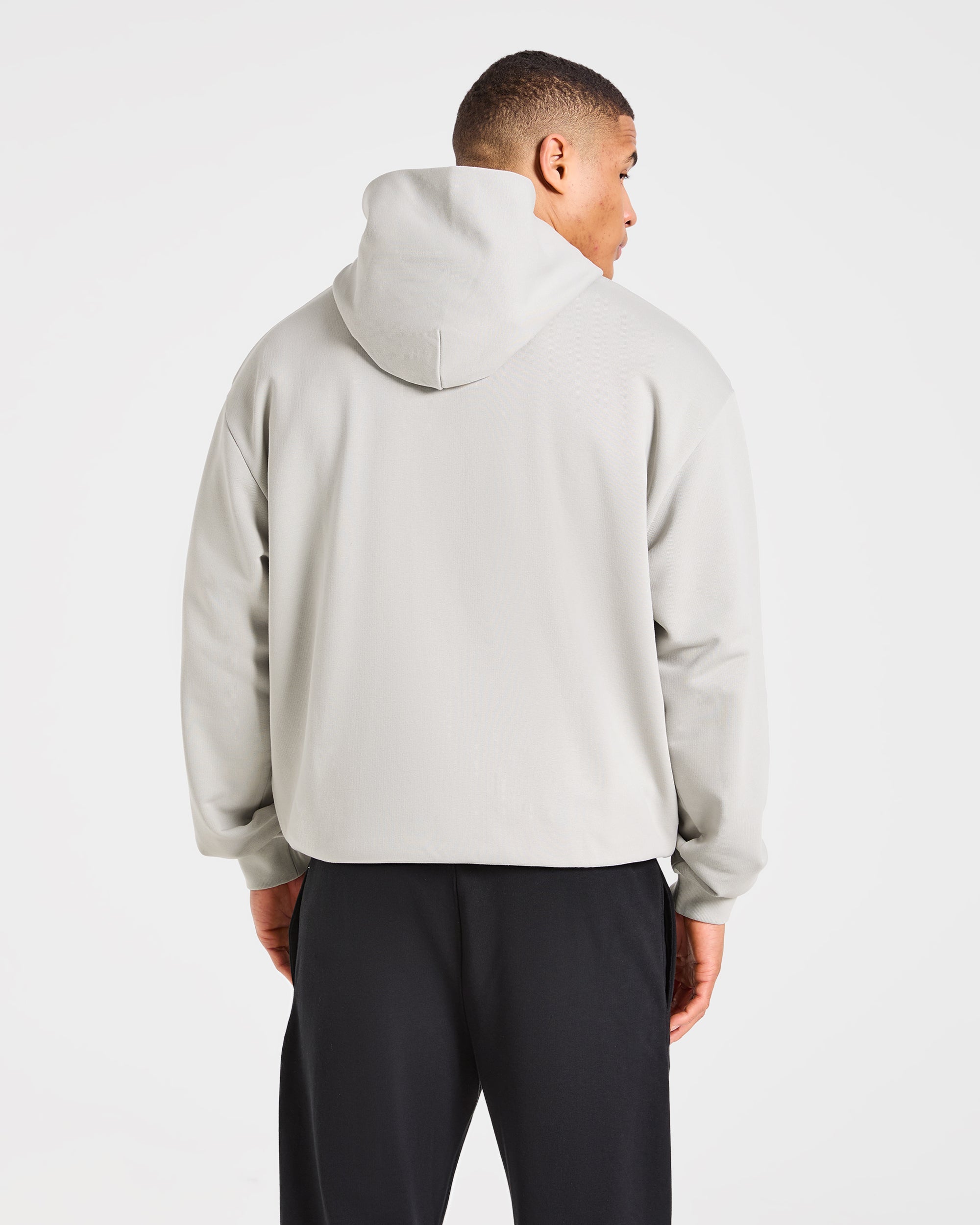 Strength Division Oversized Hoodie - Iced Gris