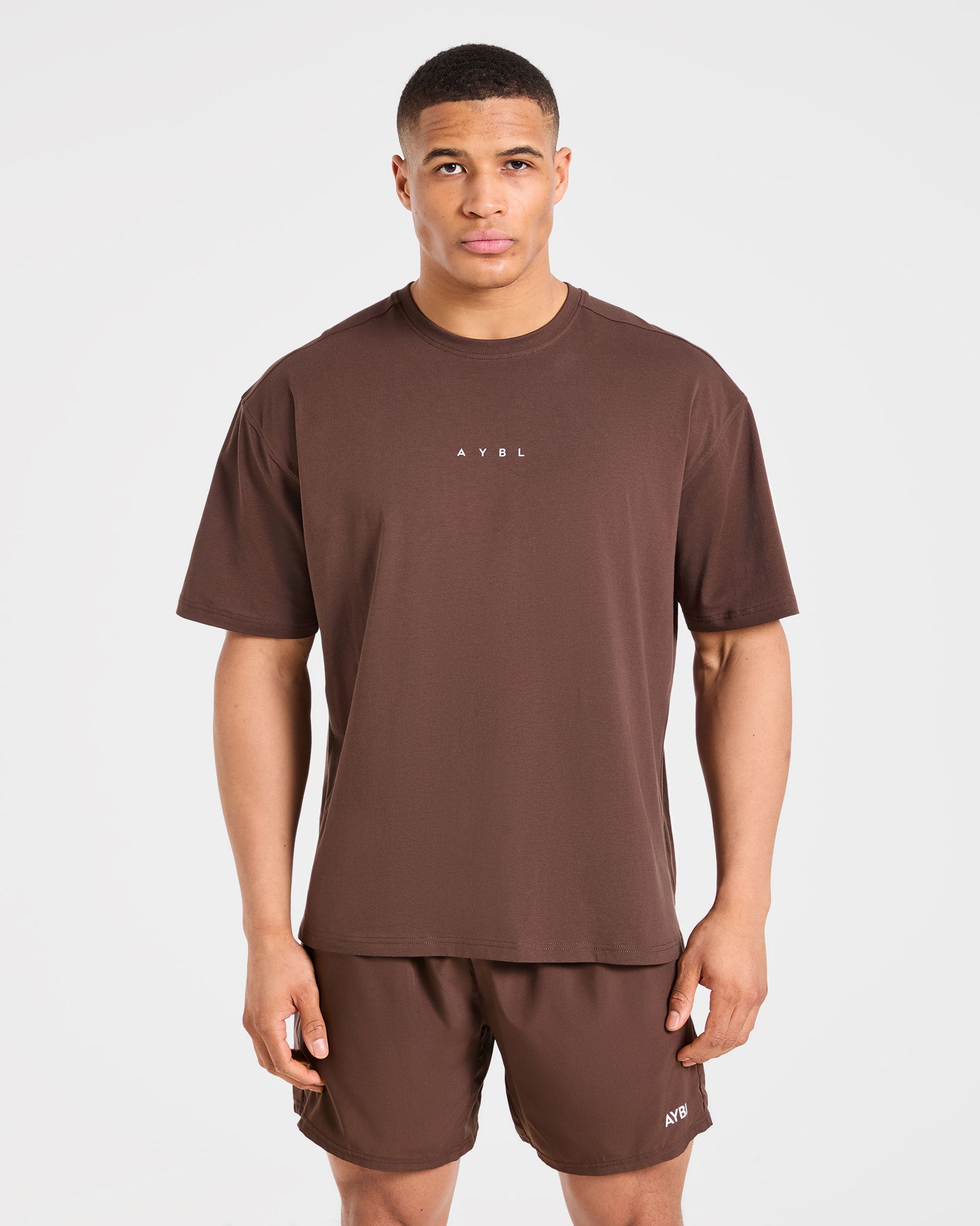 Force Oversized T Shirt - Marron