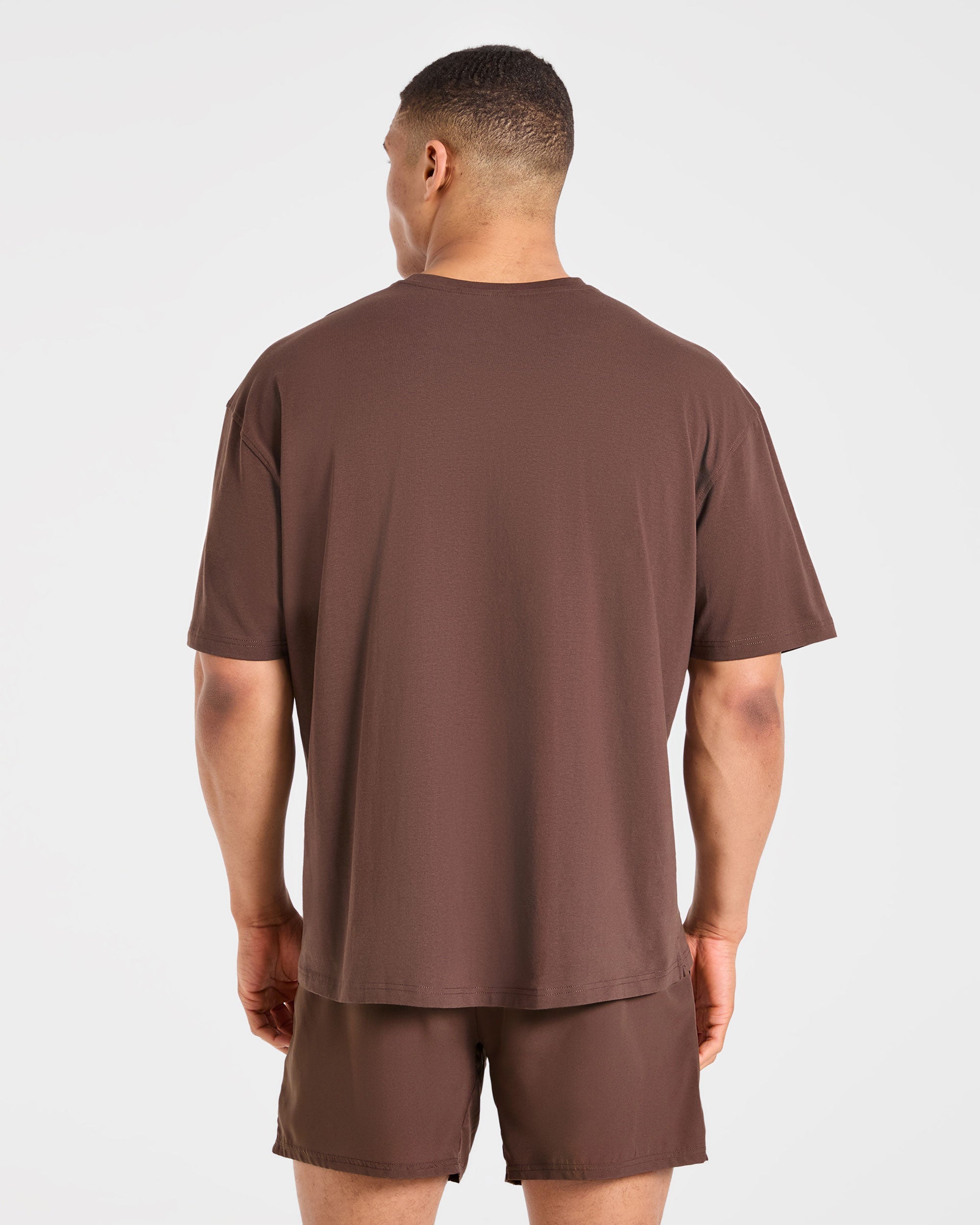 Force Oversized T Shirt - Marron