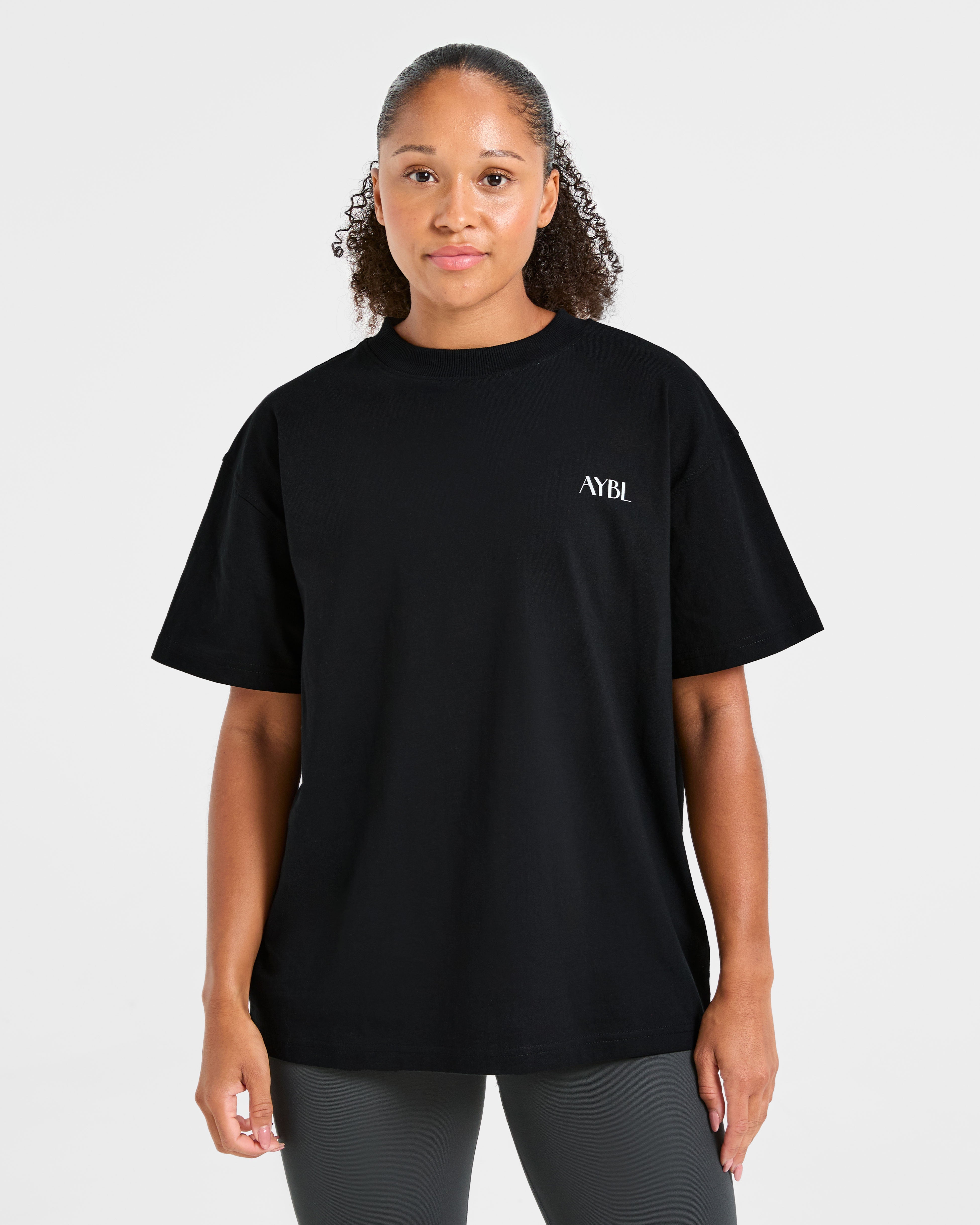 AYBL Wellness Oversized T Shirt - Noir