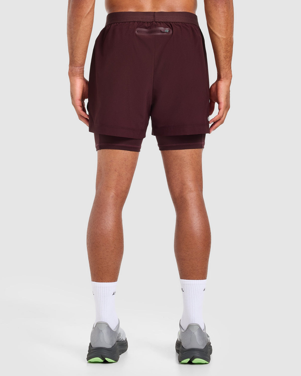 Run 2 in 1 Shorts - Dark Burgundy