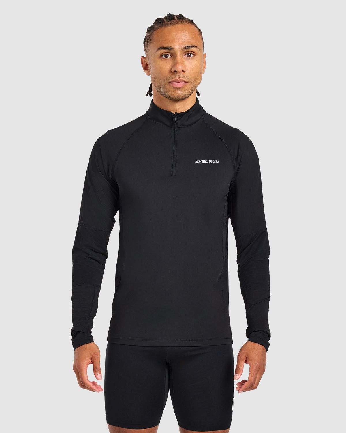 Run 1/4 Zip Pullover - Noir