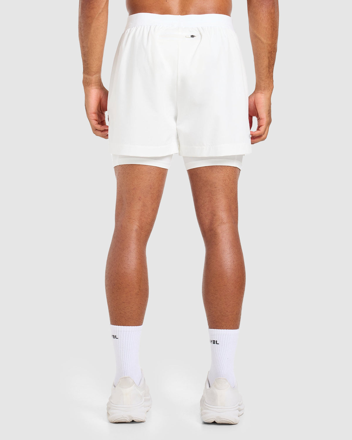 Run 2 in 1 Shorts - Blanc