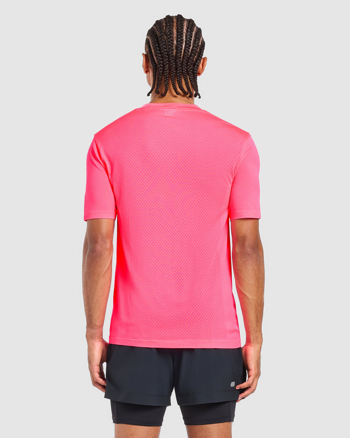 Run Seamless T Shirt - Neon Rose