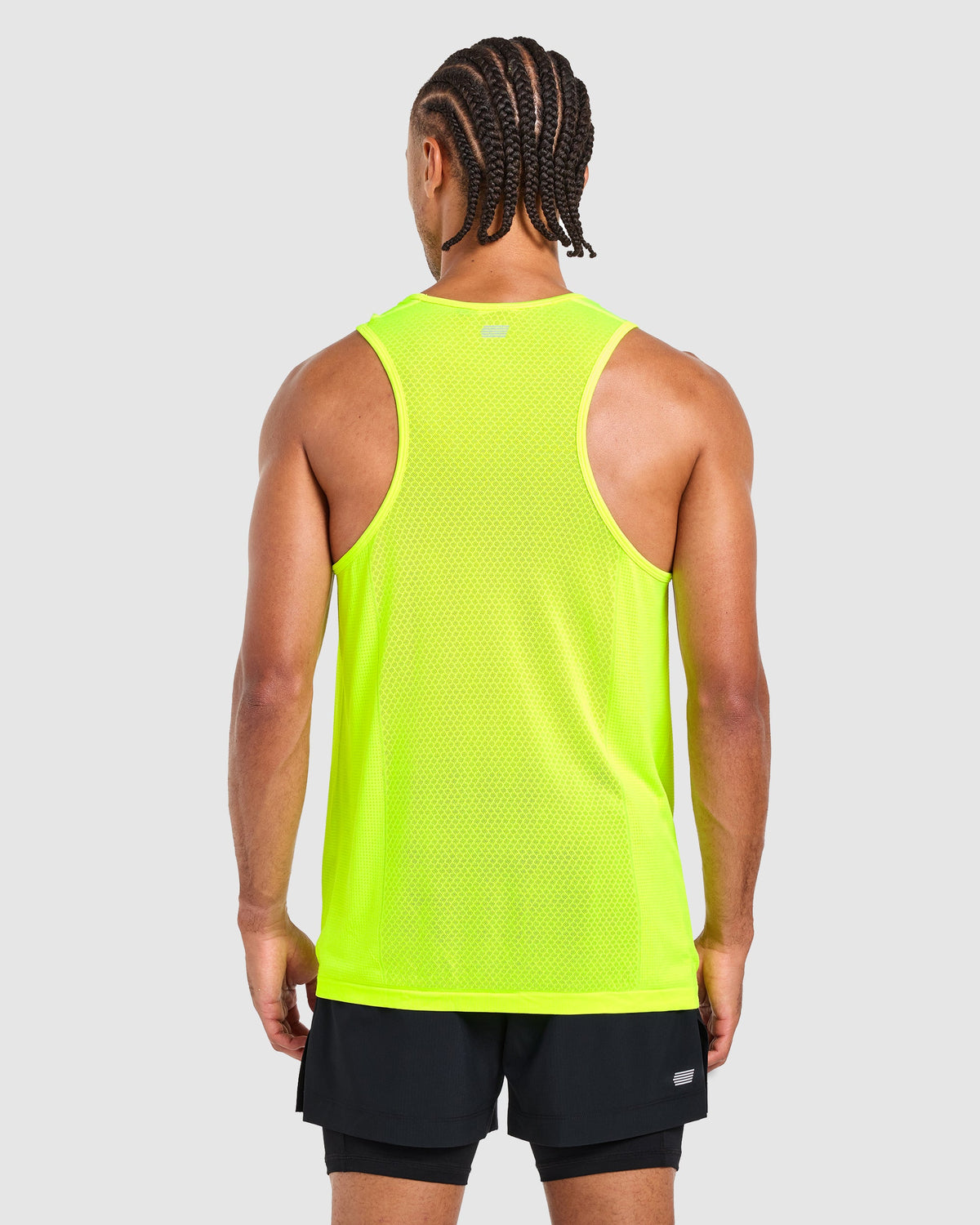 Run Seamless Tank - Neon Jaune