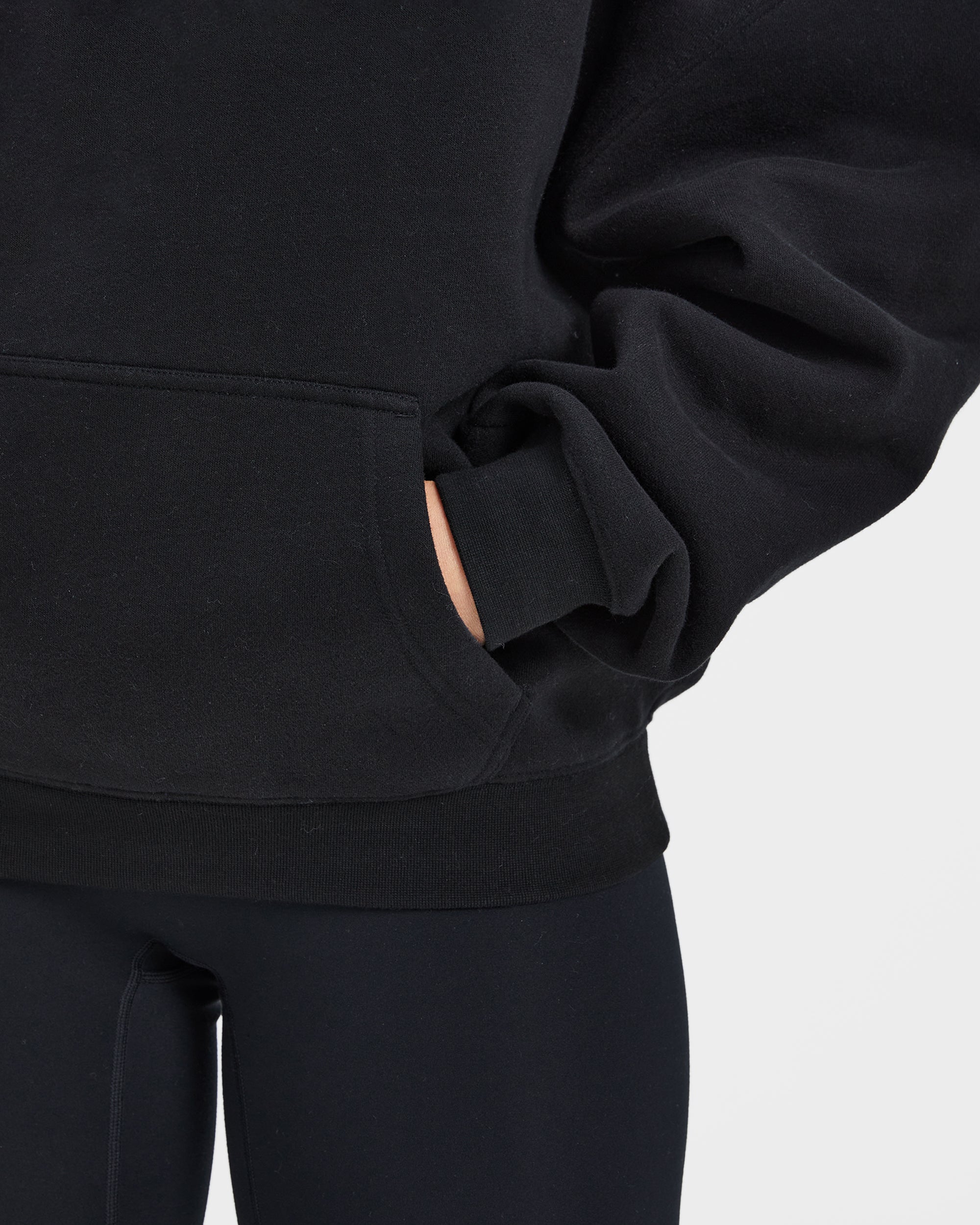 Sport Outline Oversized Hoodie - Noir
