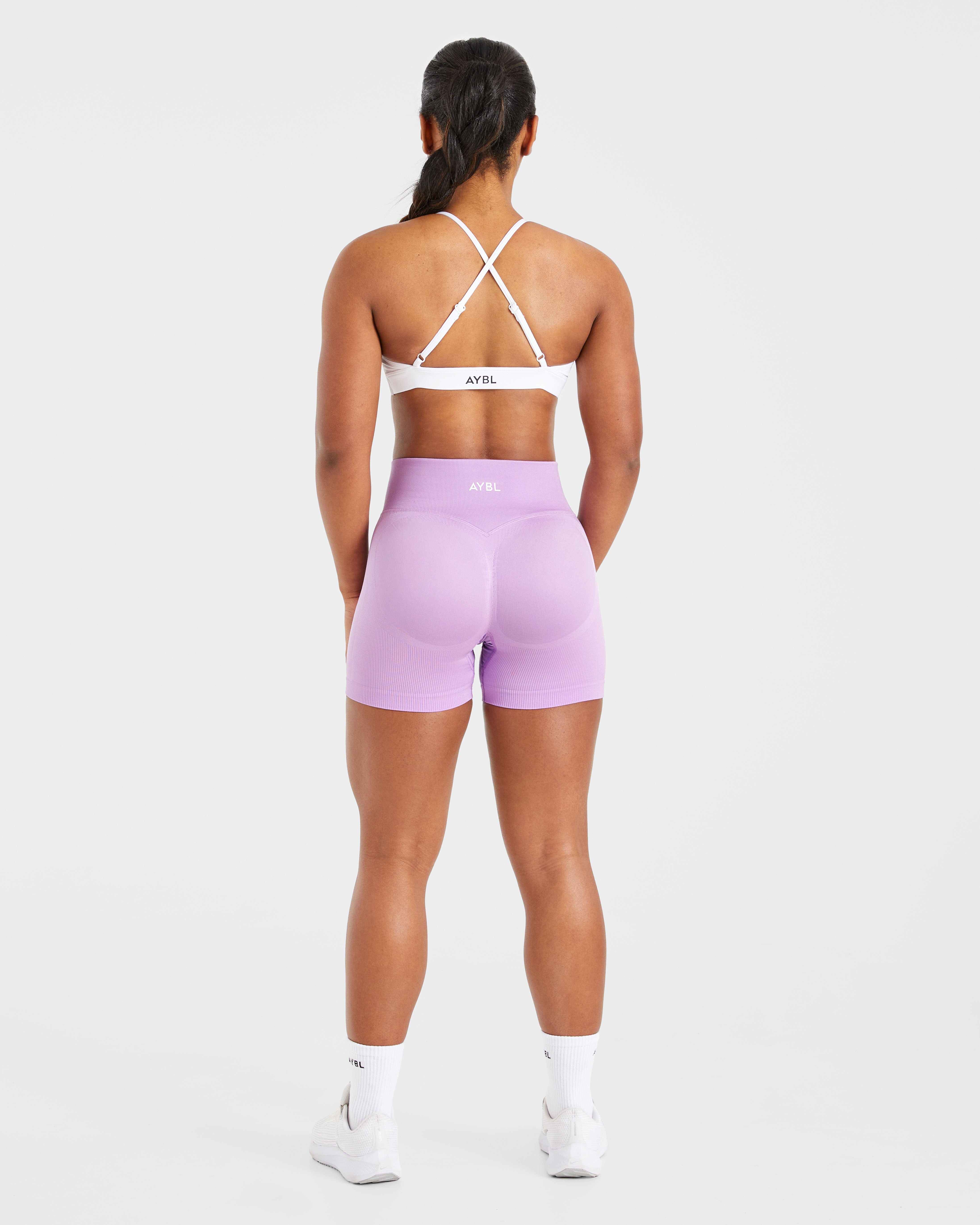 Essential Twist Crossback Sports Bra - Blanc