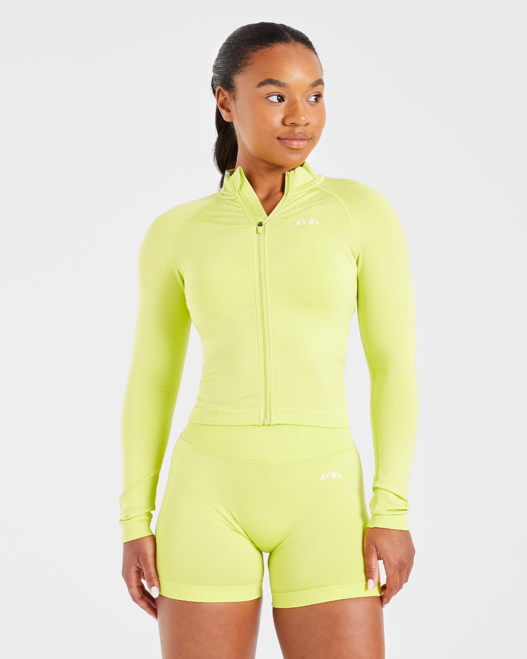 Adapt Seamless Jacket - Lime Vert