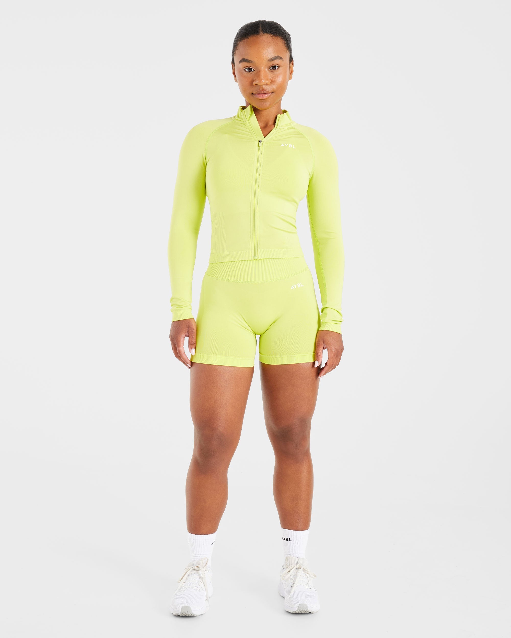 Adapt Seamless Jacket - Lime Vert
