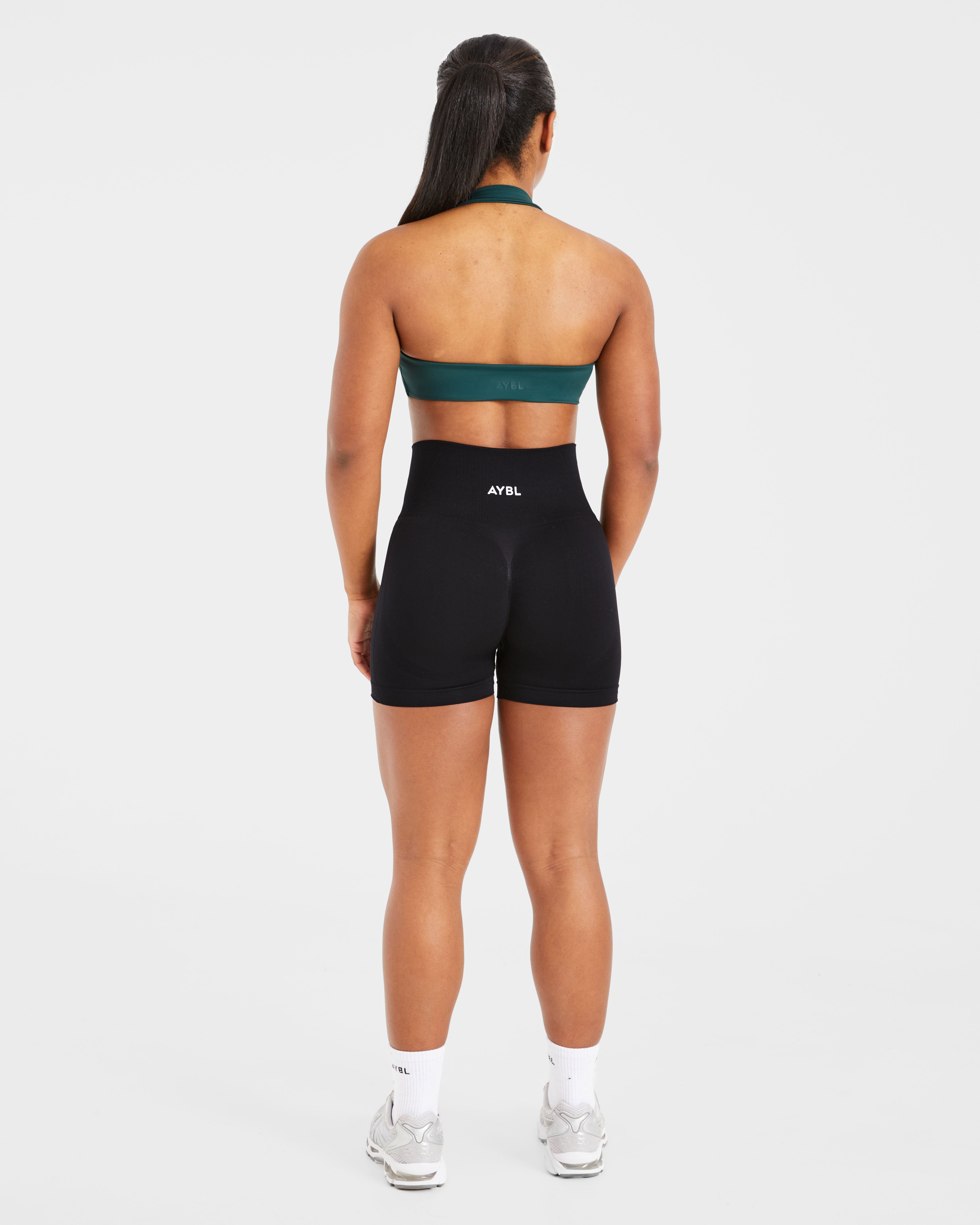 Essential Halterneck Sports Bra - Deep Vert