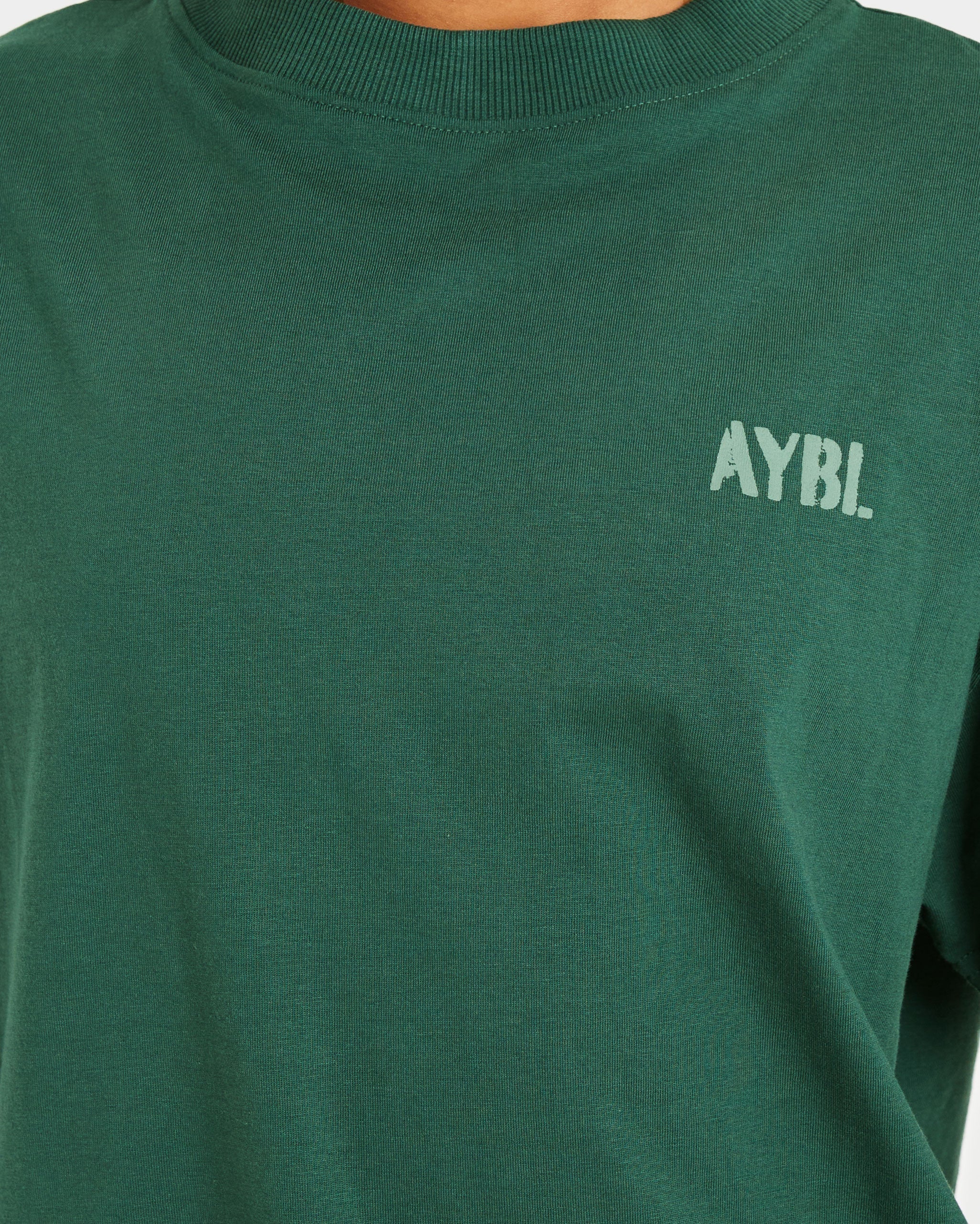 Athletics Strength Club Oversized T Shirt - Forest Vert