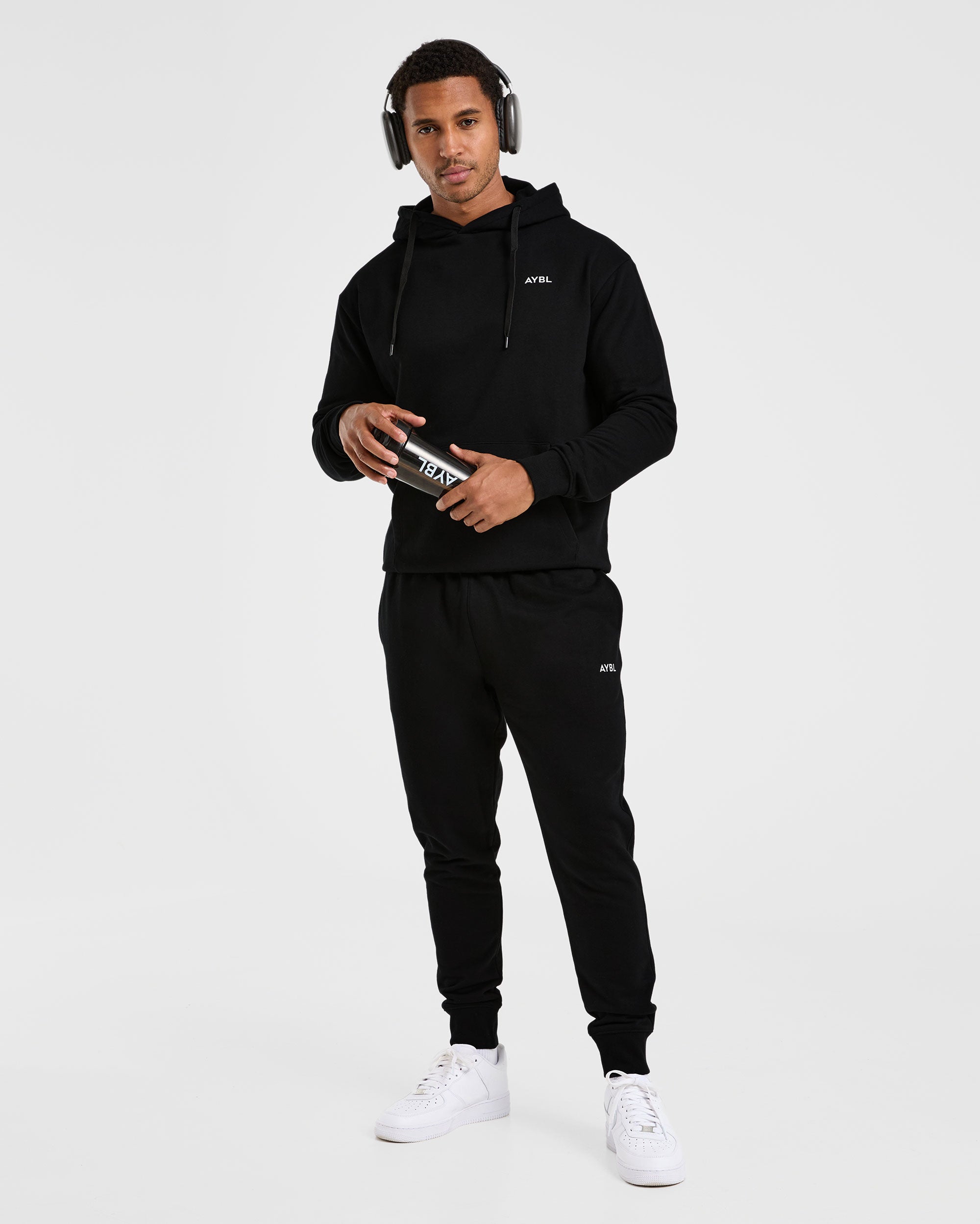 Essential Lightweight Hoodie - Noir
