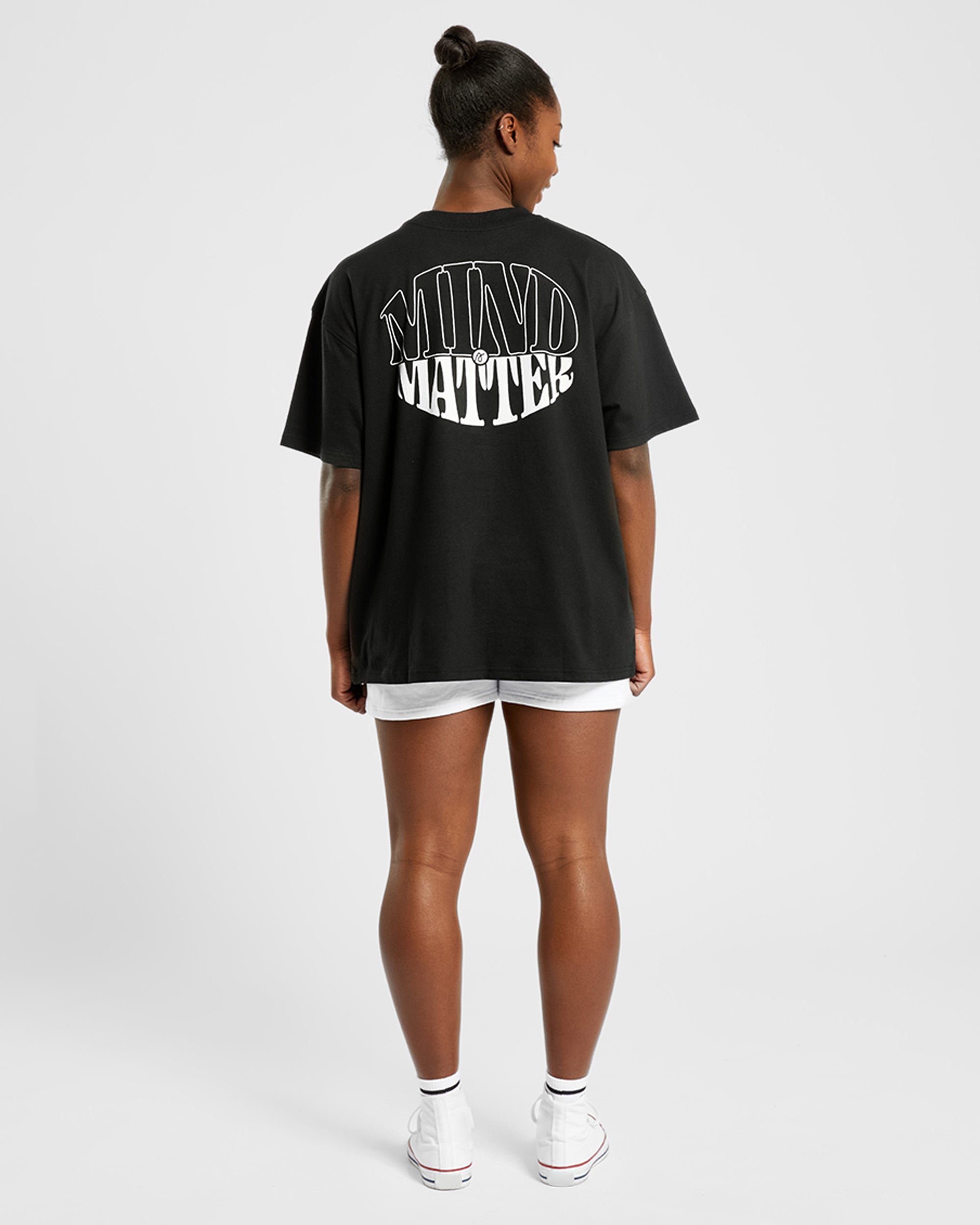 Mind Over Matter Oversized T Shirt - Noir