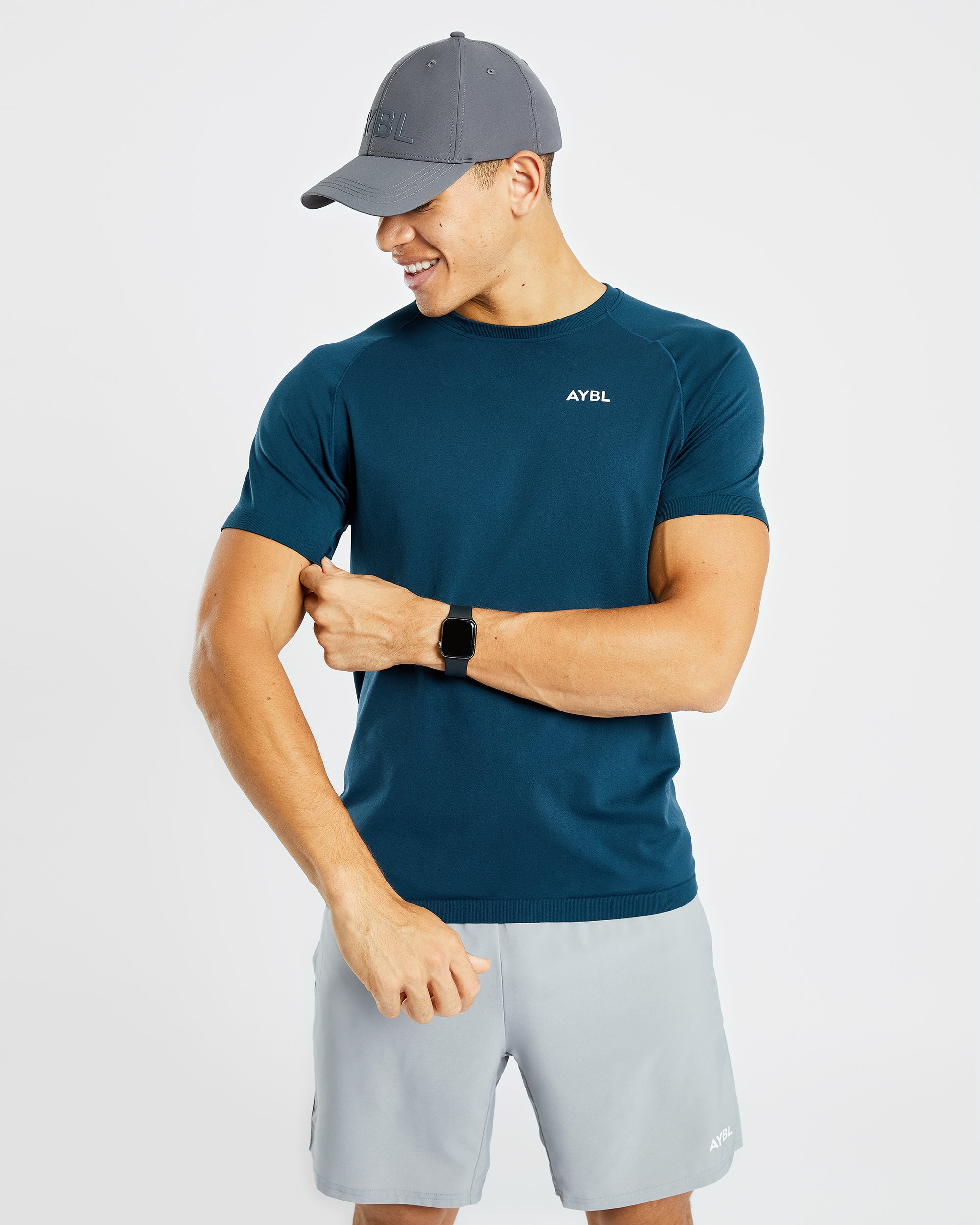 Ascend Seamless T Shirt - Marine Bleu