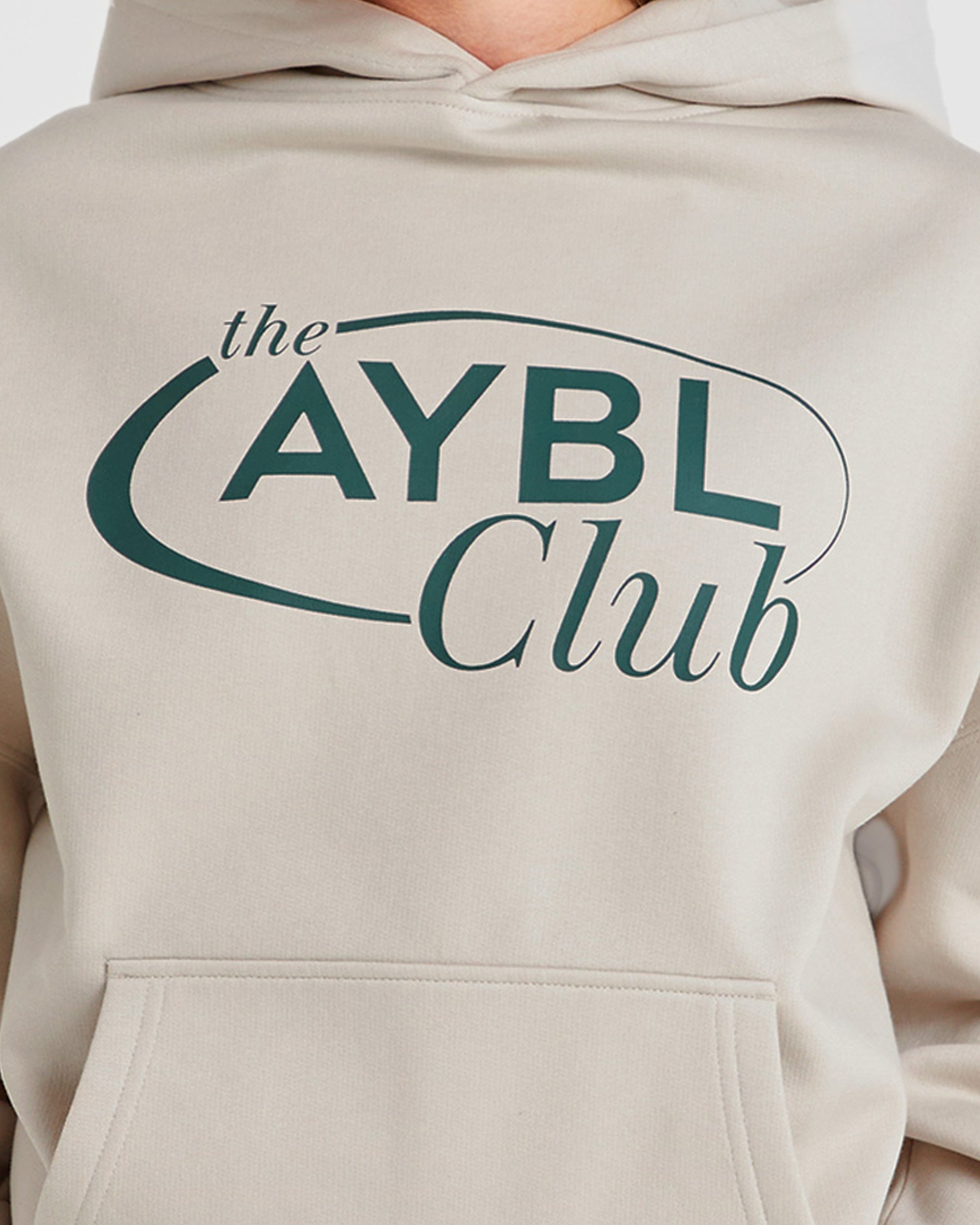 AYBL Club Oversized Hoodie - Sand/Vert