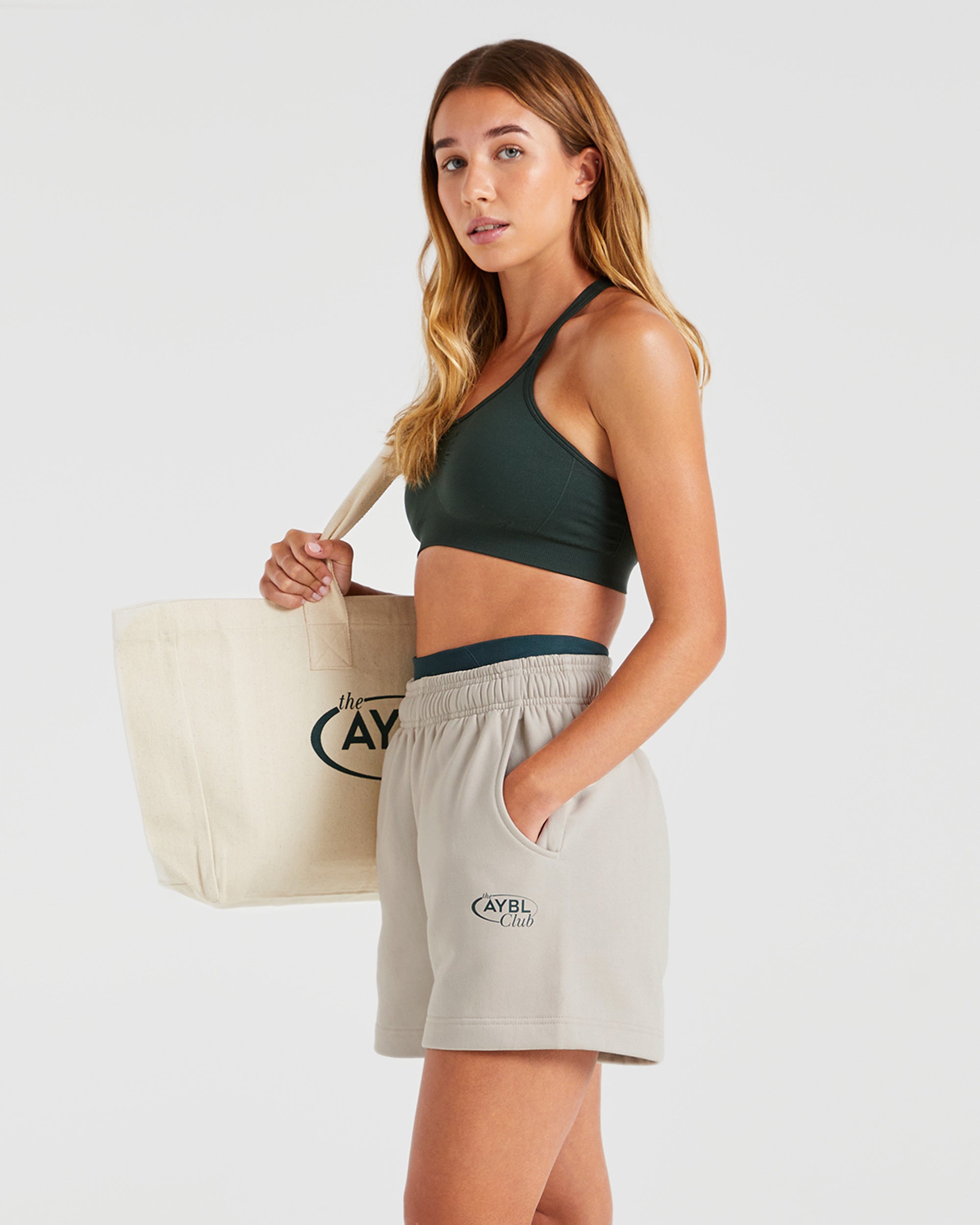AYBL Club Shorts - Sand/Vert